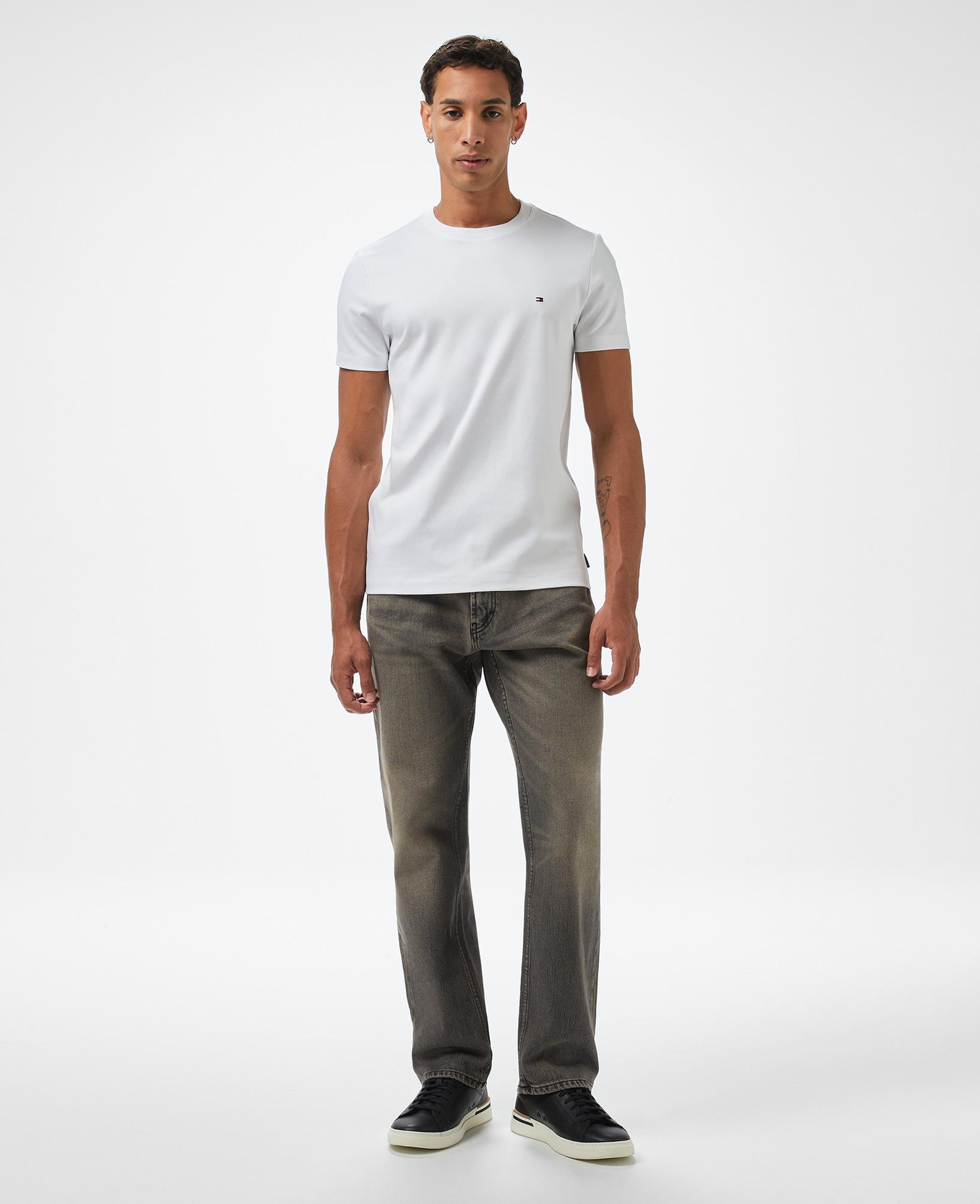 Tommy Hilfiger Elevated Essentials Erkek Beyaz T-Shirt