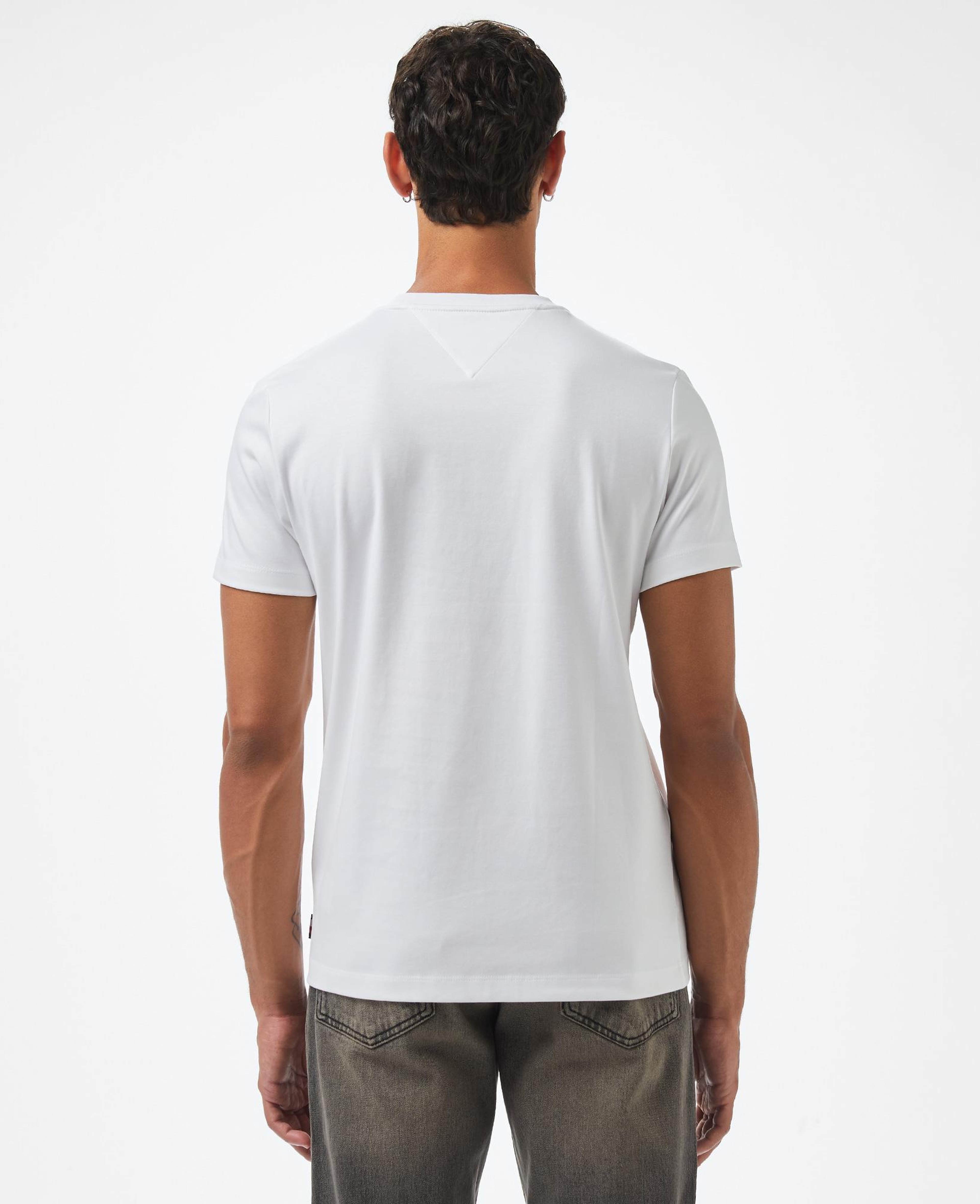 Tommy Hilfiger Elevated Essentials Erkek Beyaz T-Shirt