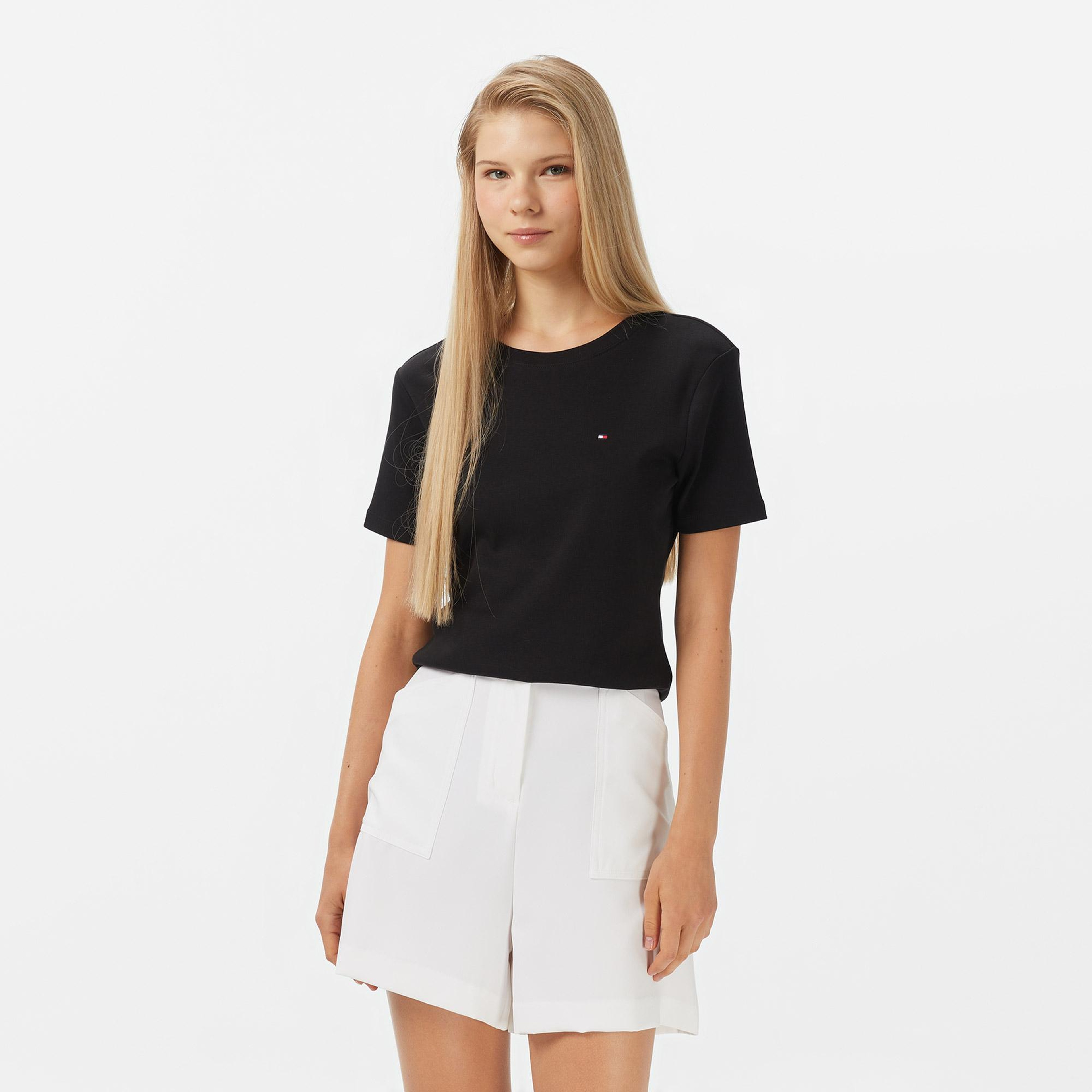 Tommy Hilfiger Cody Kadın Siyah T-Shirt