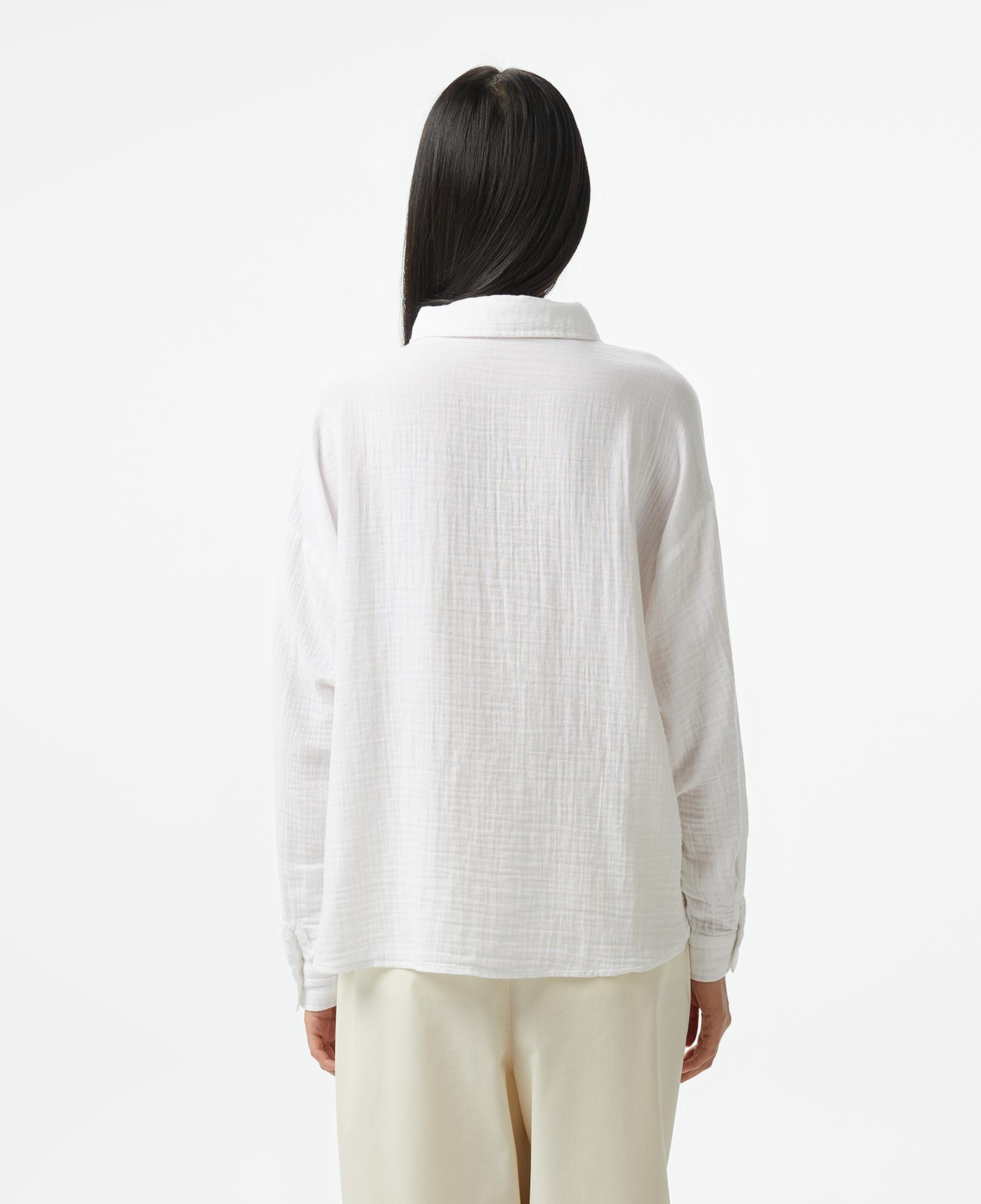 Nautica Kadın Beyaz Oversize Fit Gömlek