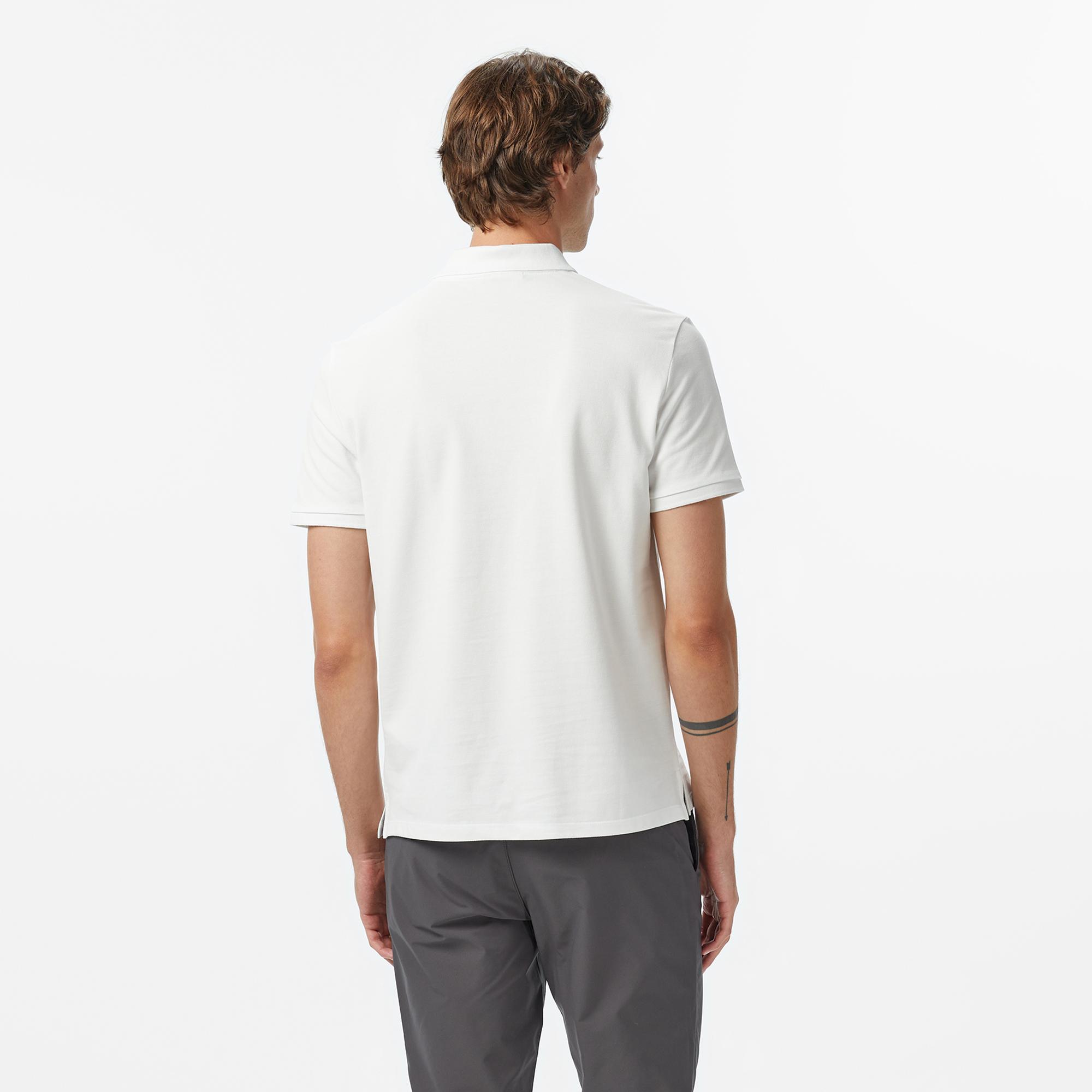 Calvin Klein Casual Pique Classic Erkek Beyaz Polo