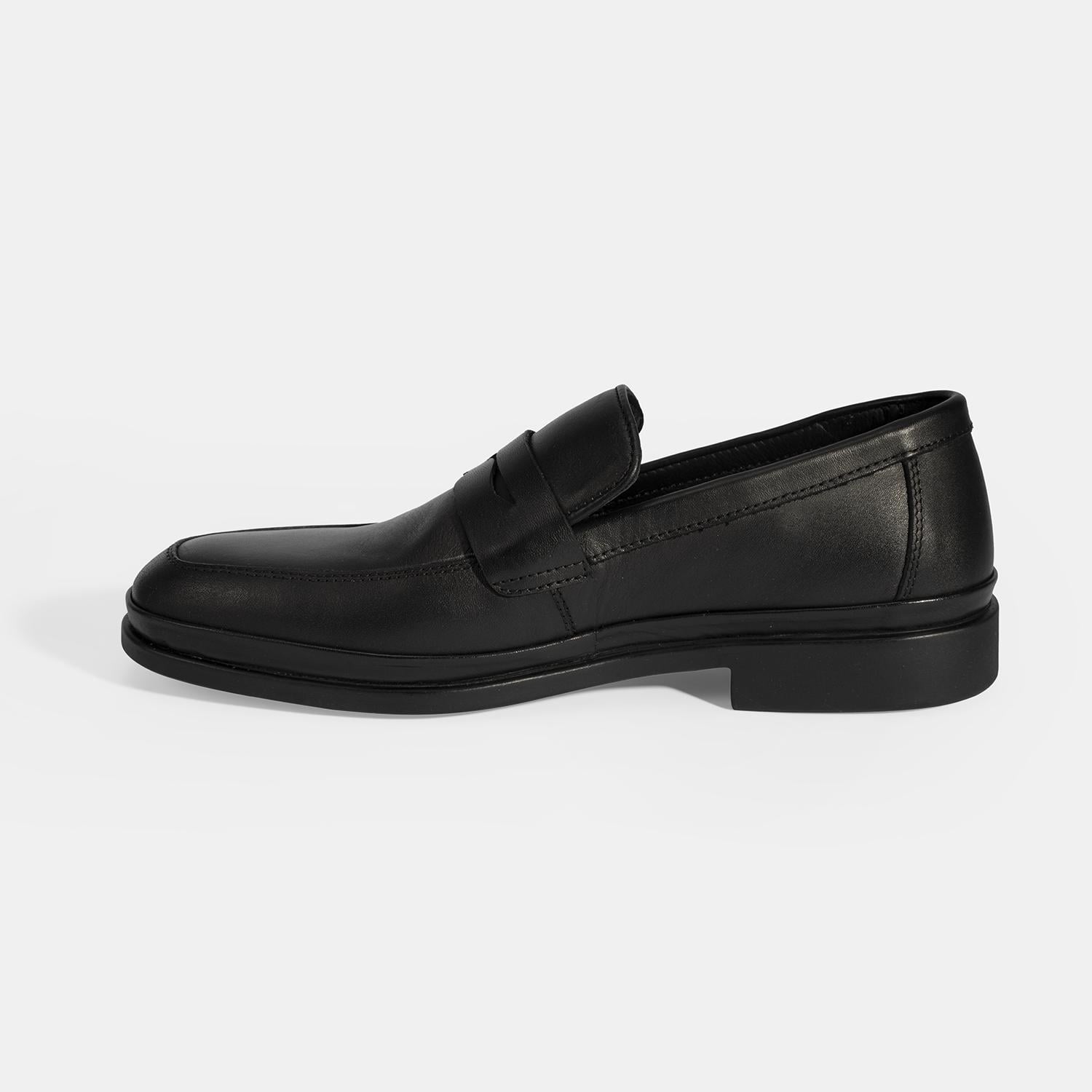 Erkek Siyah DesaComfort Deri Loafer