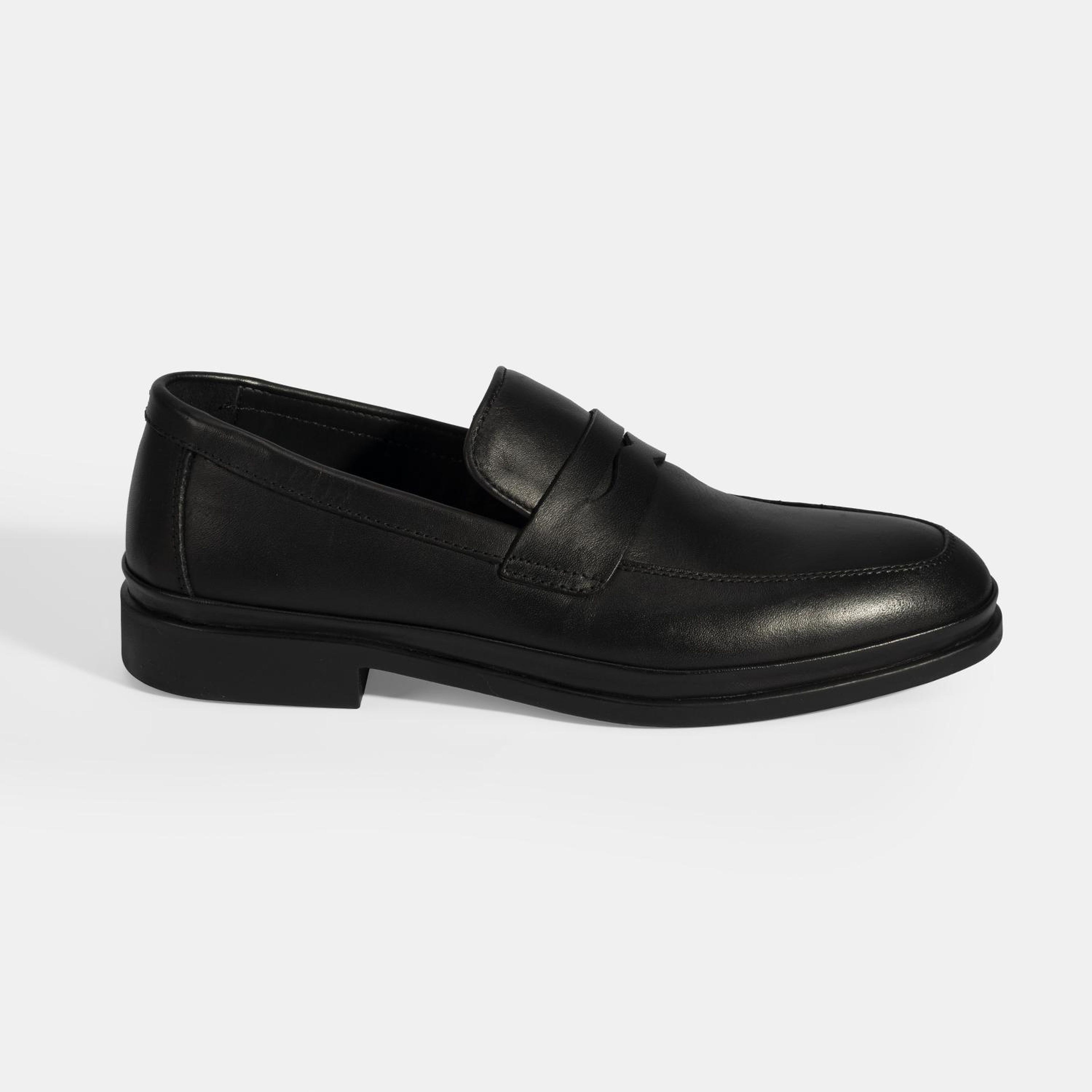 Erkek Siyah DesaComfort Deri Loafer