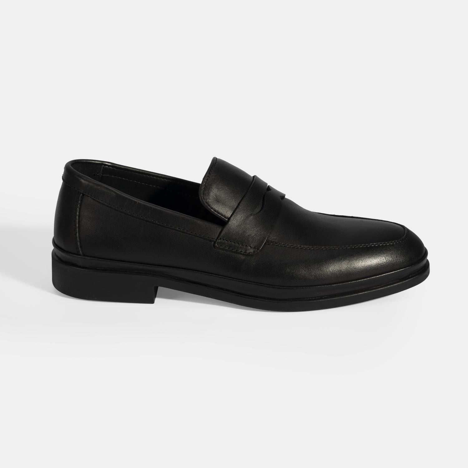 Erkek Siyah DesaComfort Deri Loafer