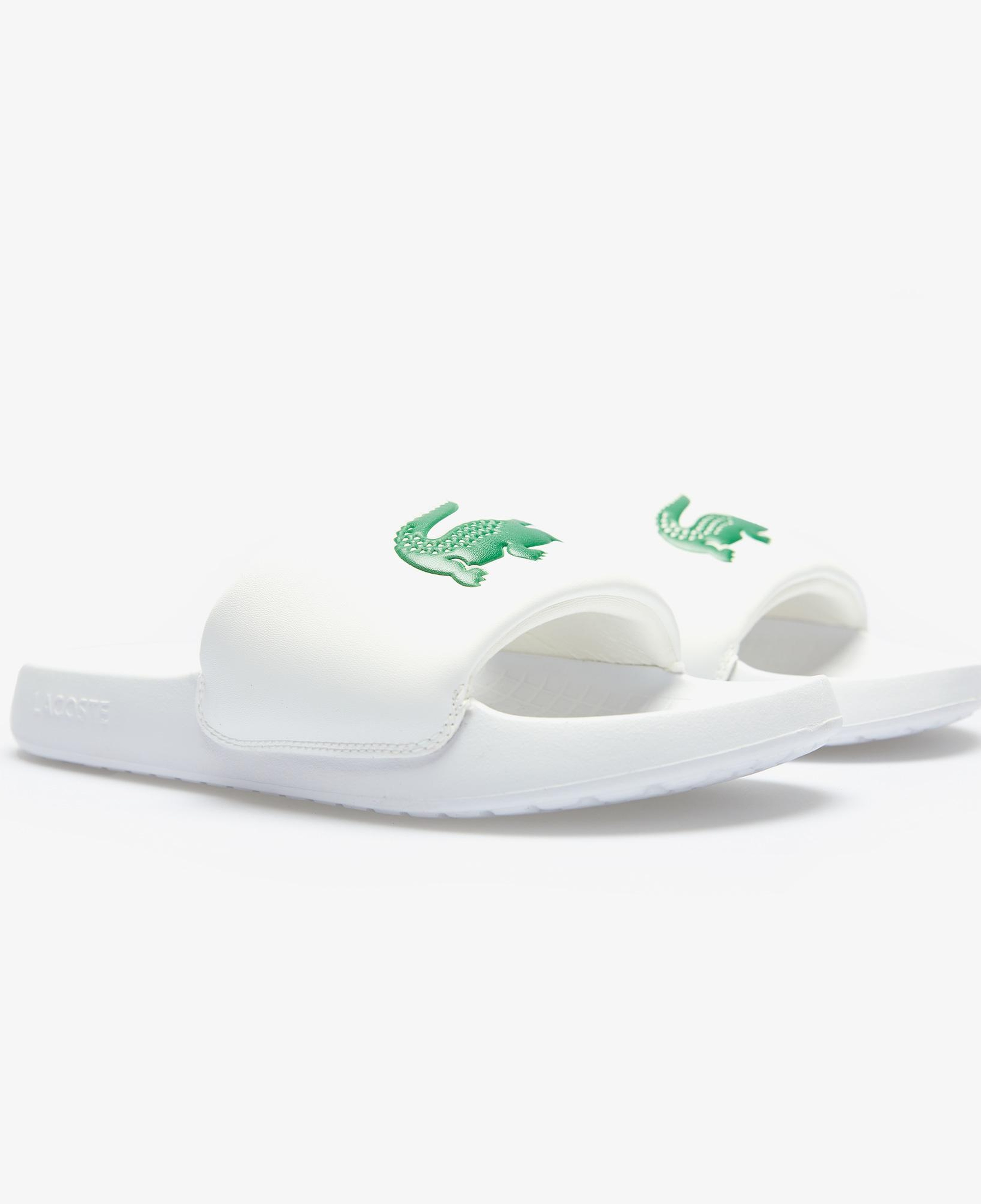 Lacoste Serve Slide 1.0 Erkek Beyaz Terlik