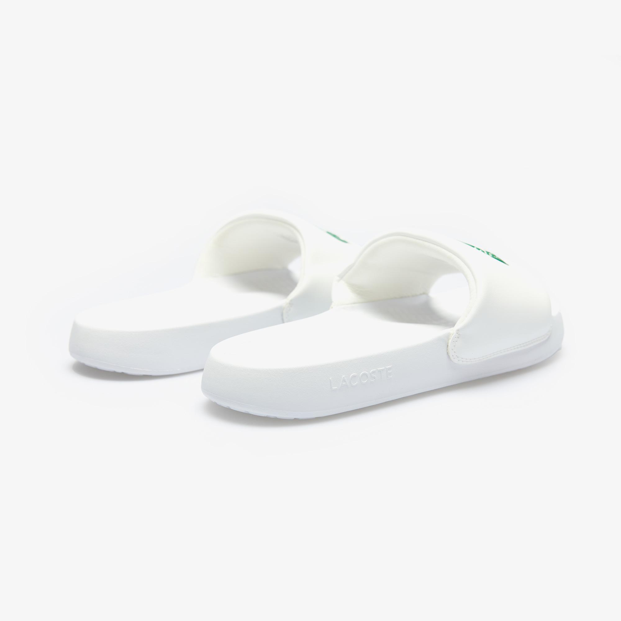 Lacoste Beyaz Lacoste Serve Slide Erkek Terlik