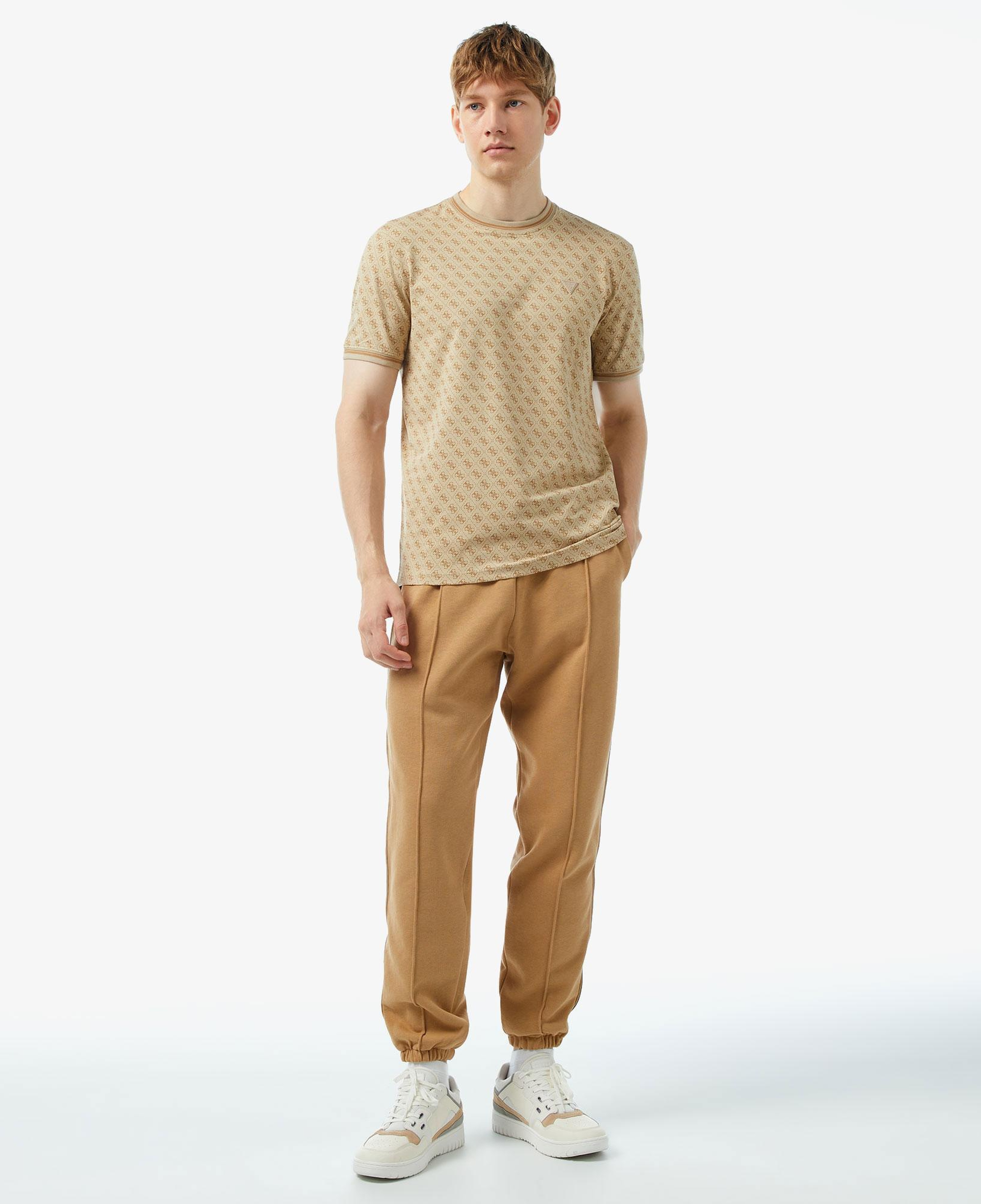 Guess Marshall Erkek Bej T-Shirt