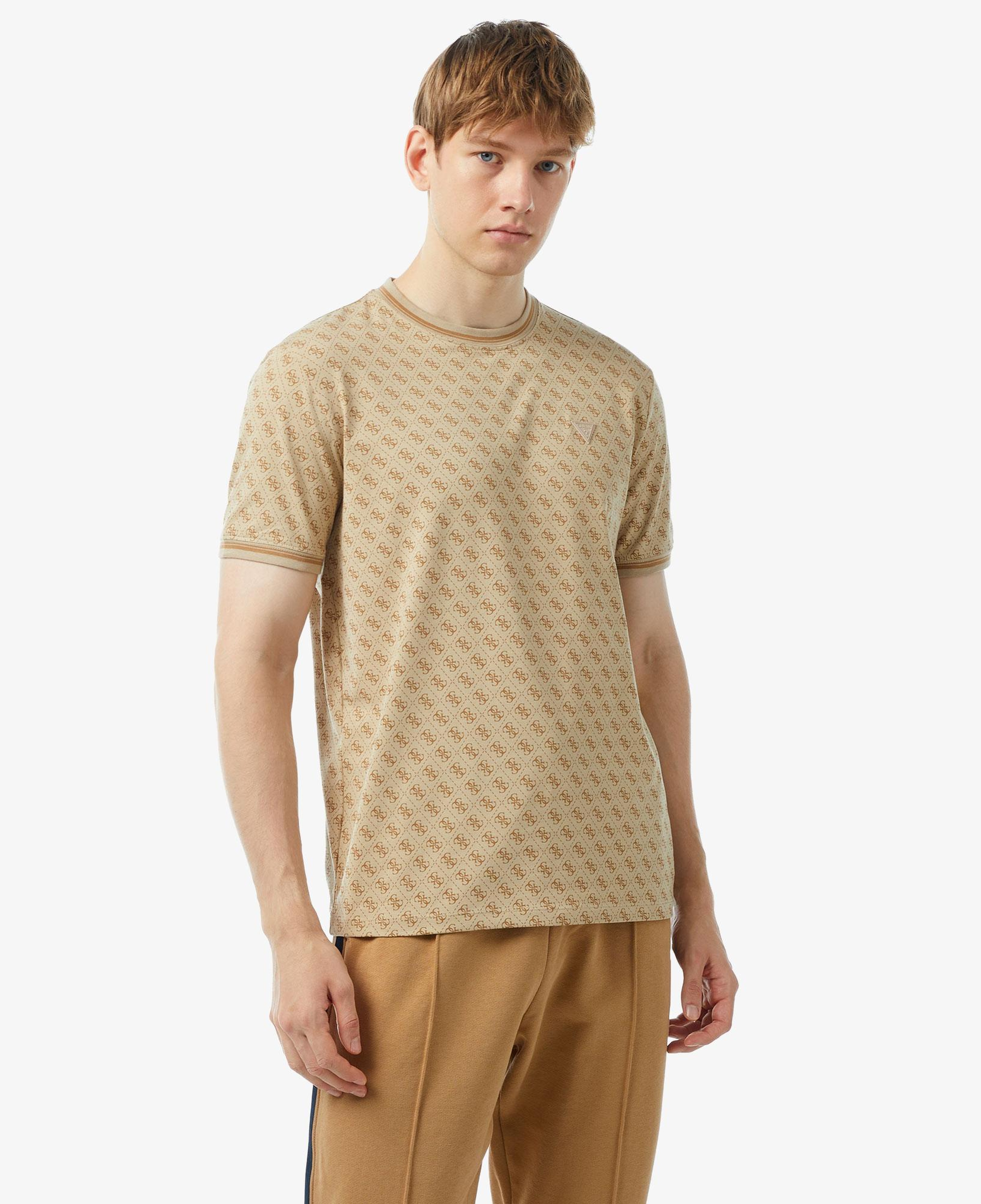 Guess Marshall Erkek Bej T-Shirt