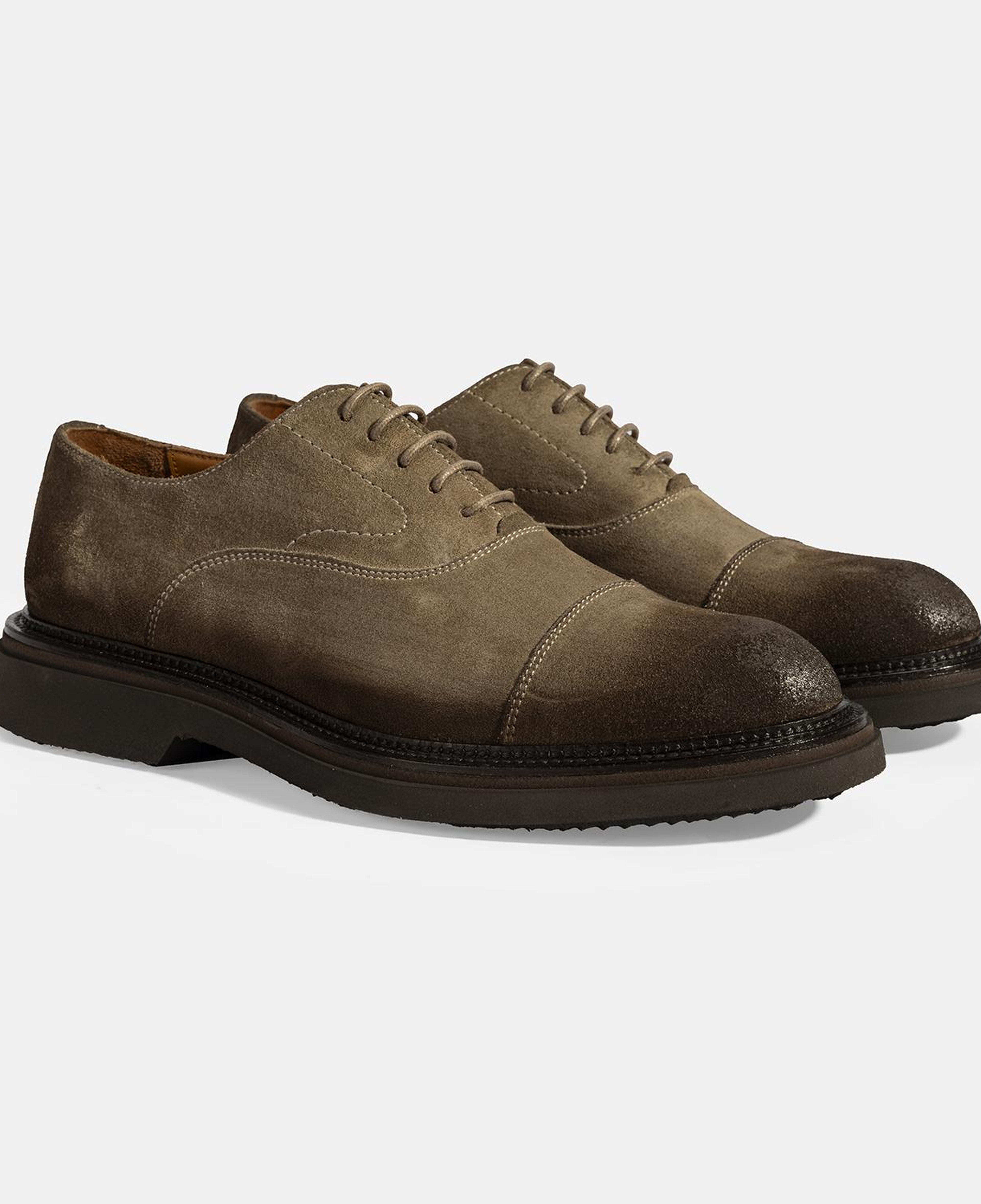 Erkek Vizon Bağcıklı Süet Günlük Ayakkabı
