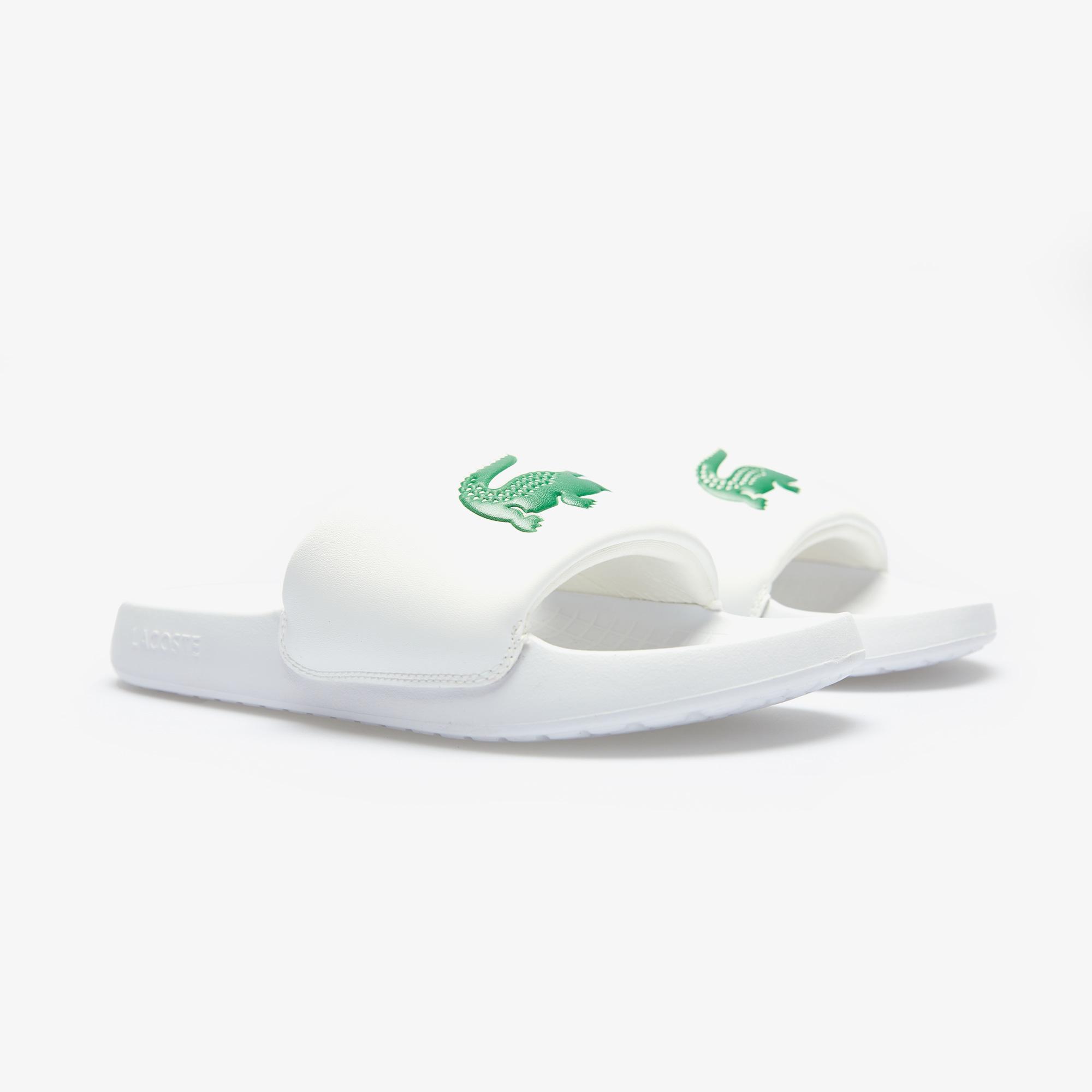 Lacoste Beyaz Lacoste Serve Slide Erkek Terlik