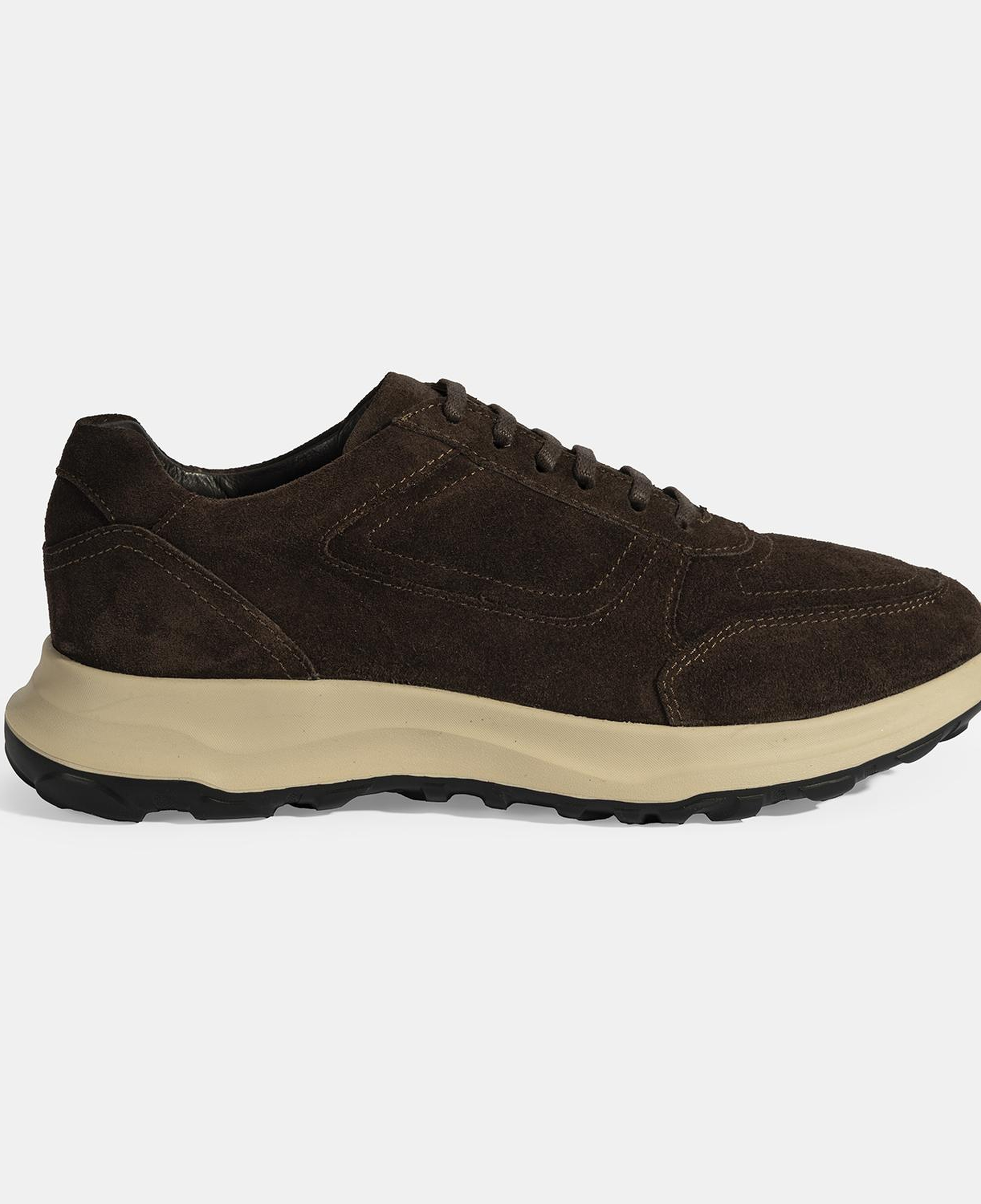 Erkek Kahve Bağcıklı Süet Spor Ayakkabı