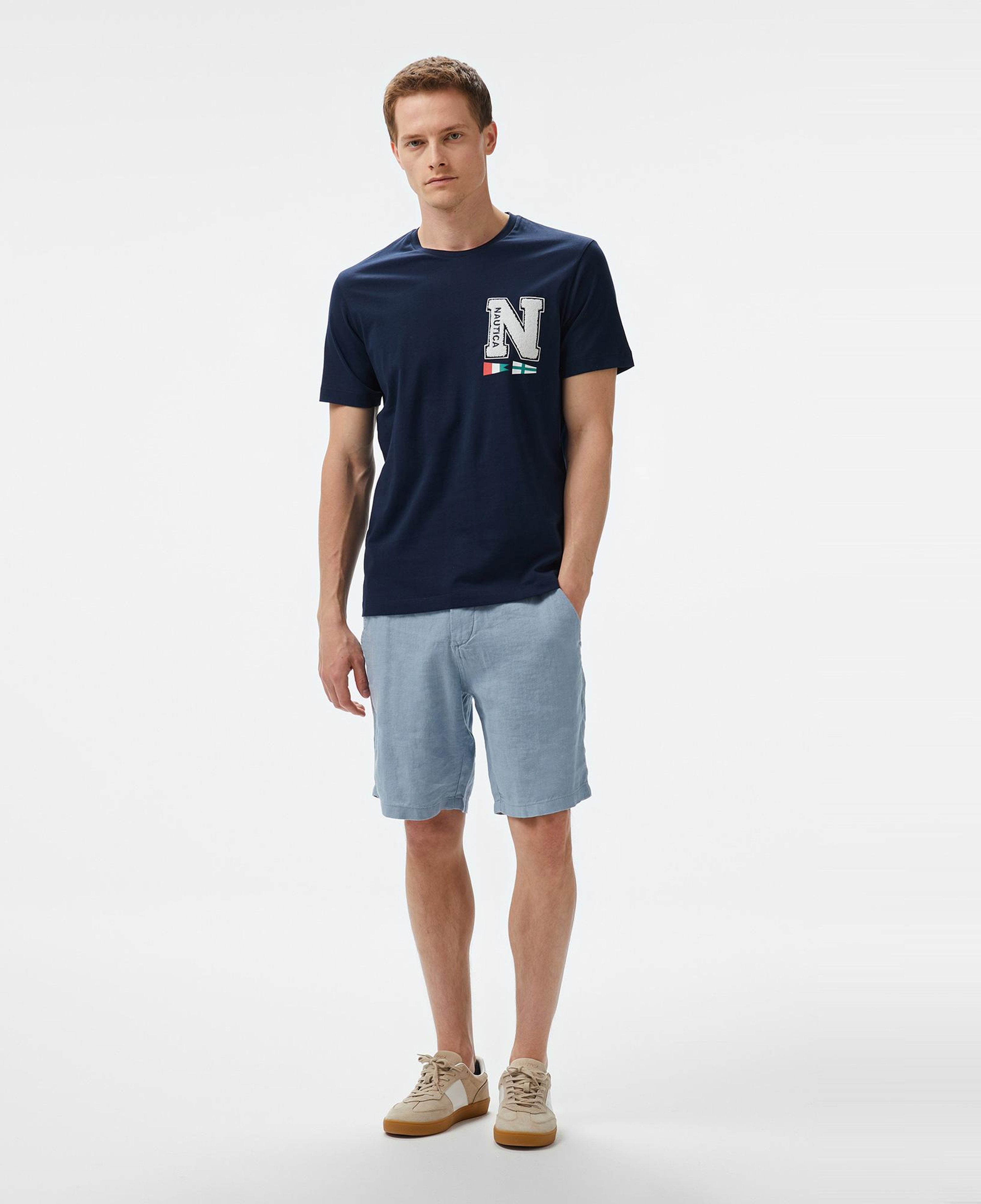 Nautica Erkek Lacivert Regular Fit T-Shirt