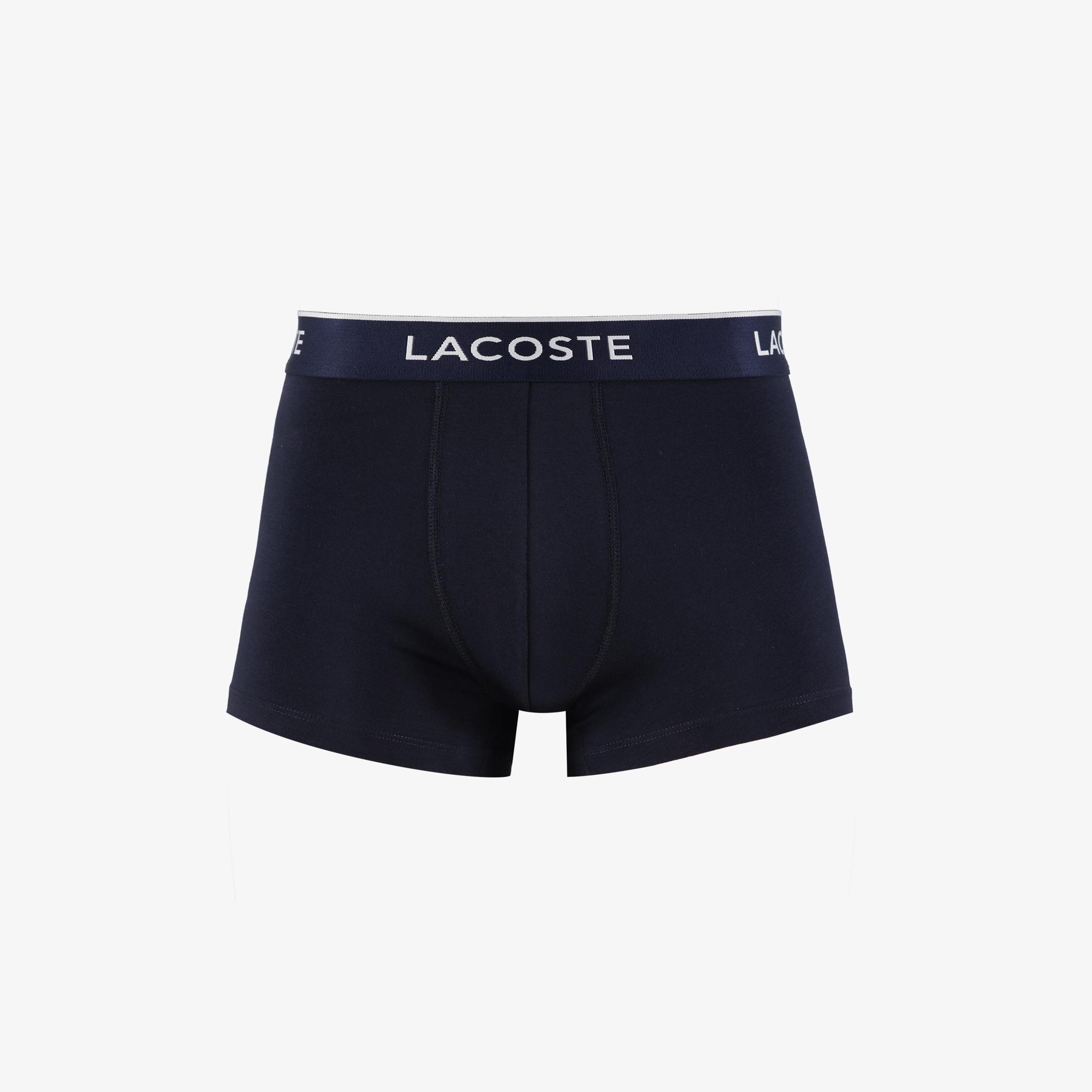 Lacoste Erkek 3'lü Lacivert Boxer