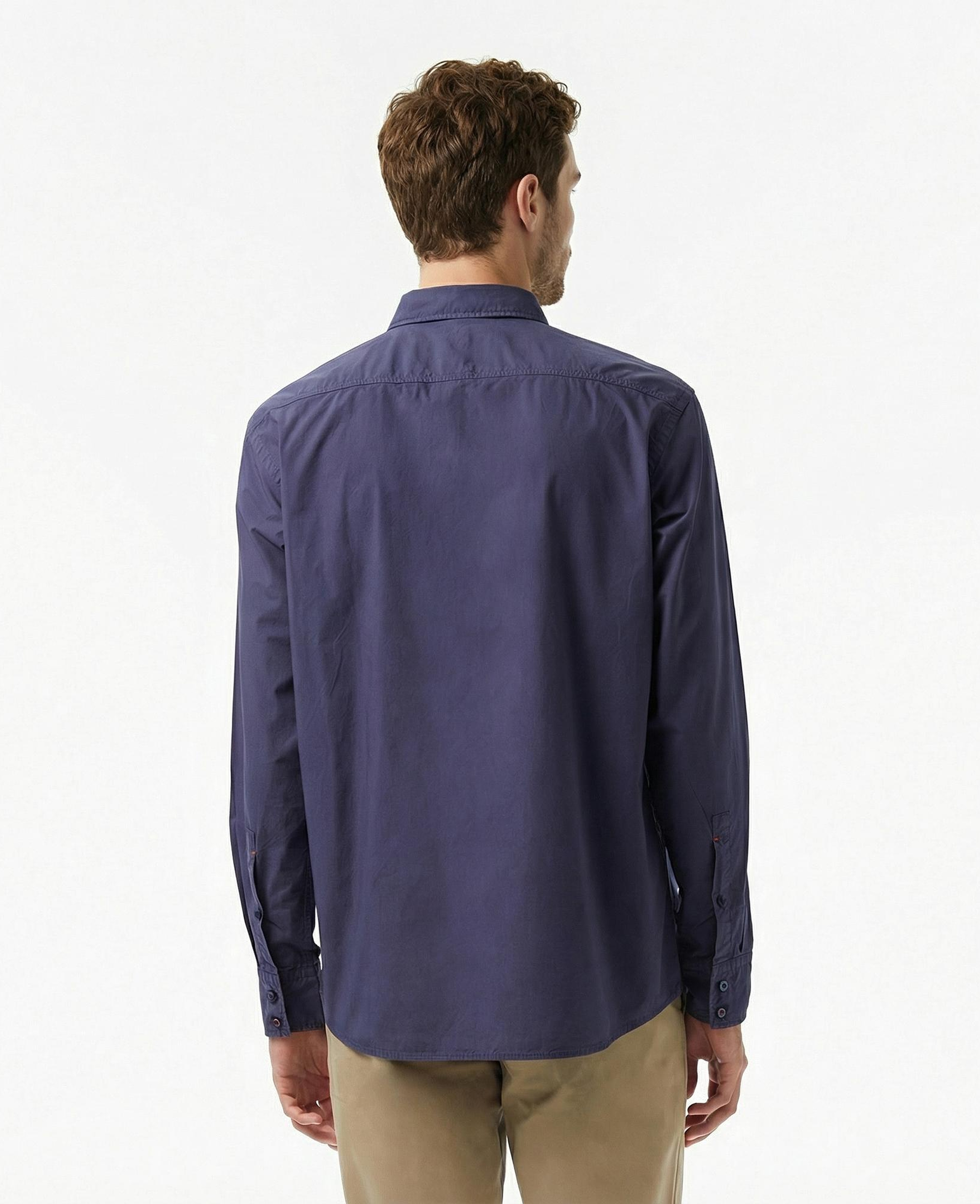 Boss Relegant 6 Erkek Lacivert Gömlek