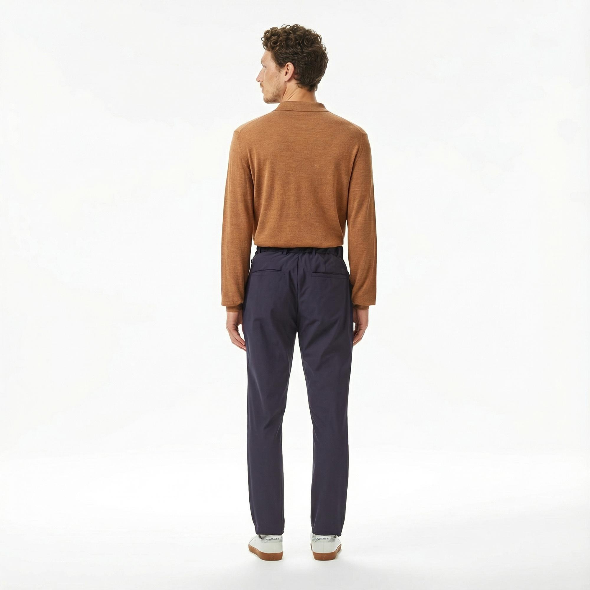 Lacoste Erkek Slim Fit Lacivert Pantolon