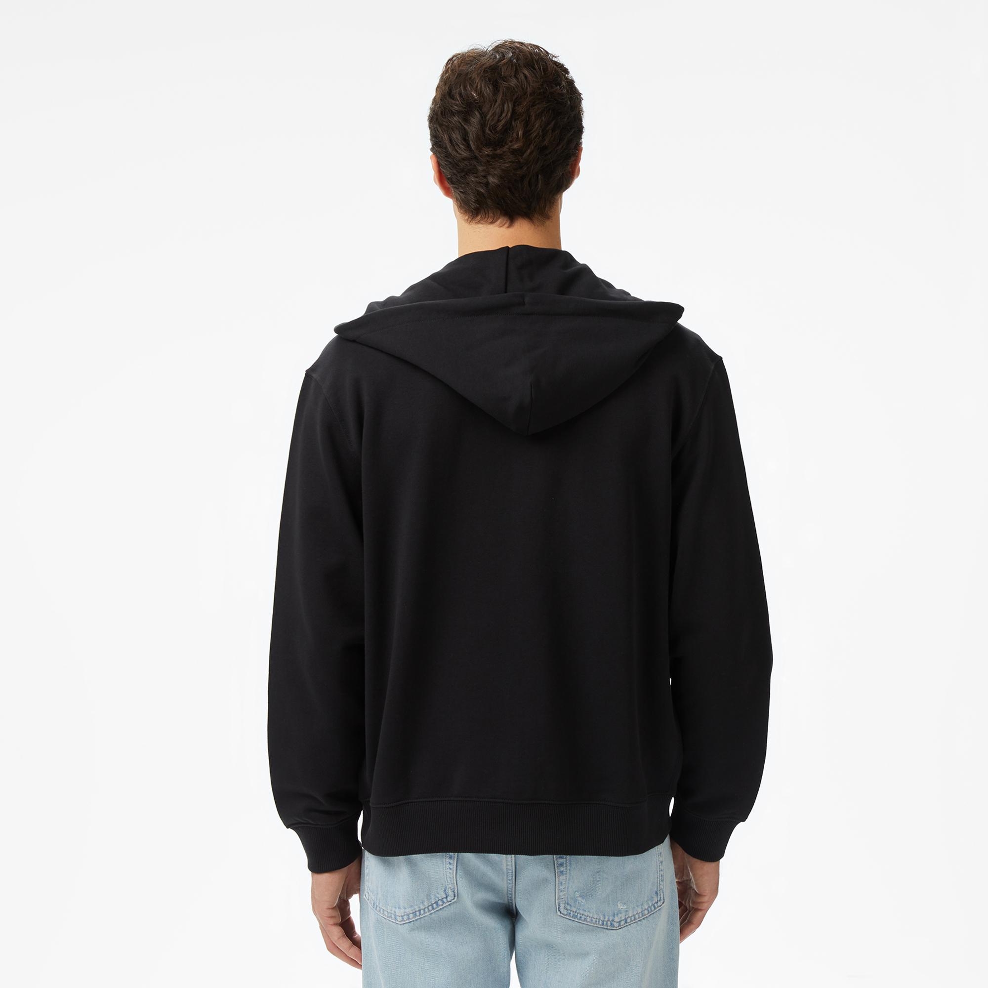Calvin Klein Terry Monogram Erkek Siyah Sweatshirt