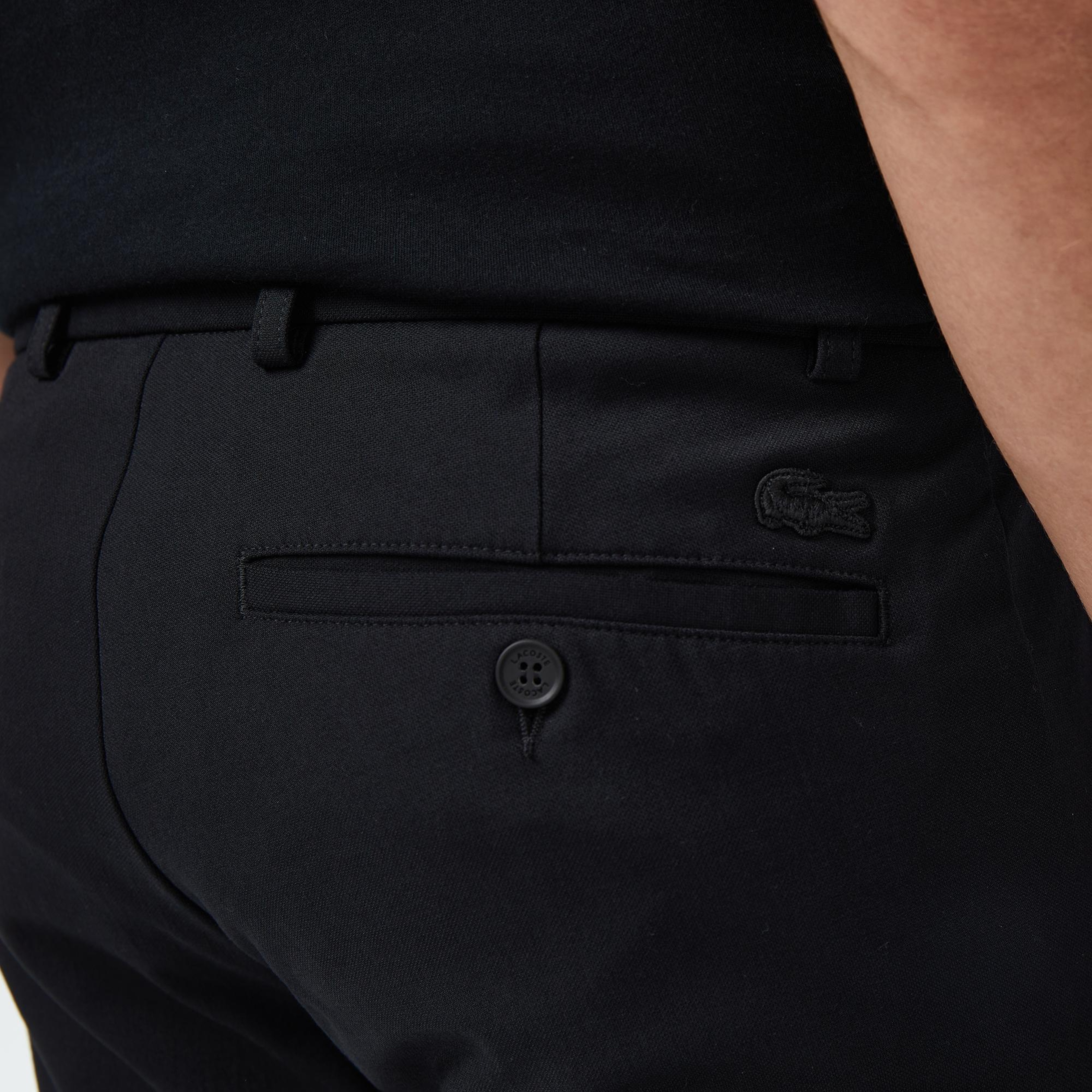 Lacoste Erkek Slim Fit Siyah Chino Pantolon