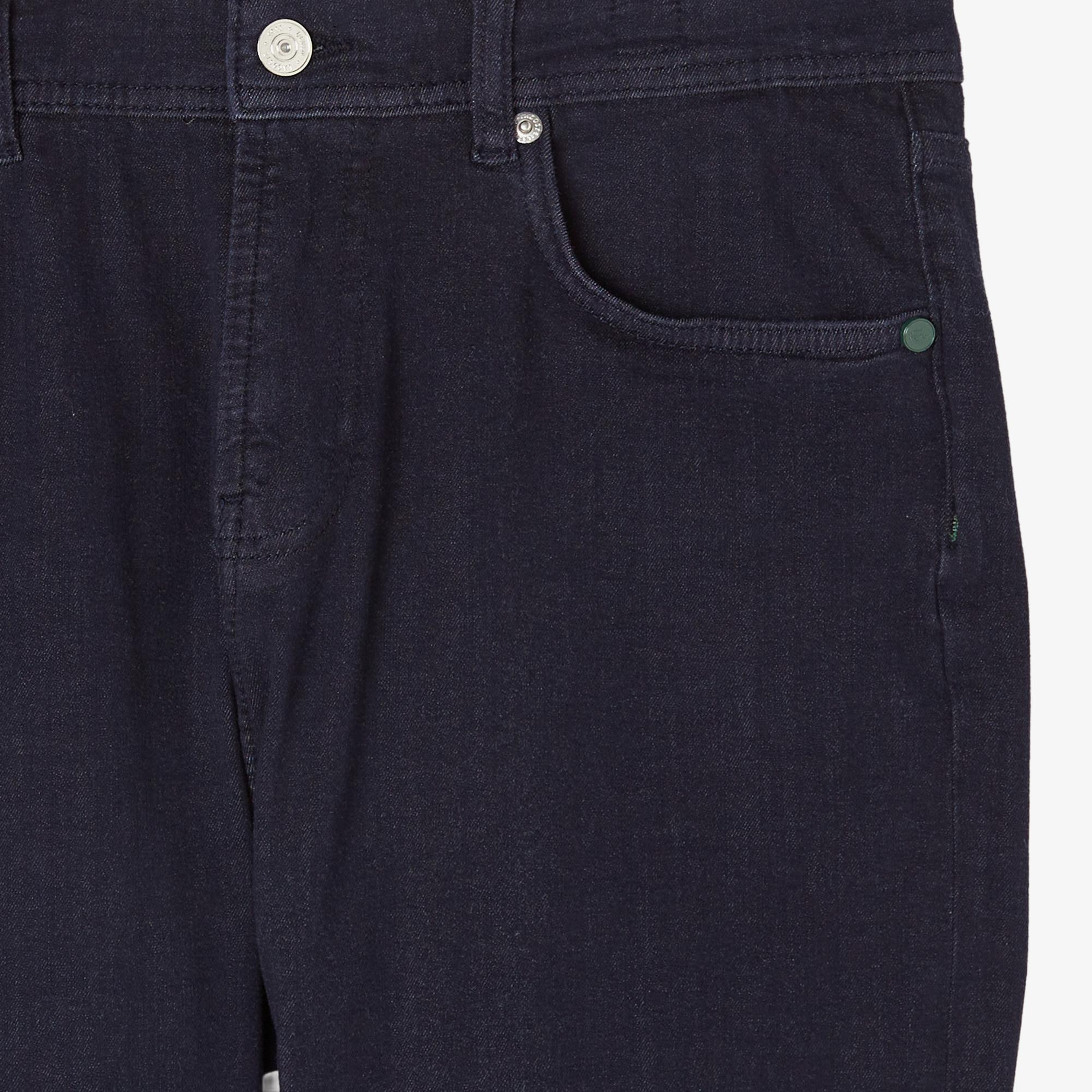 Lacoste Erkek Slim Fit Koyu Mavi Jean Pantolon