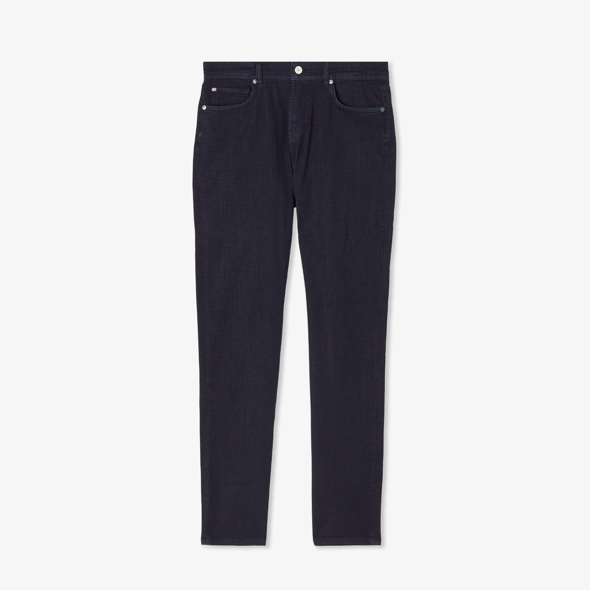 Lacoste Erkek Slim Fit Koyu Mavi Jean Pantolon