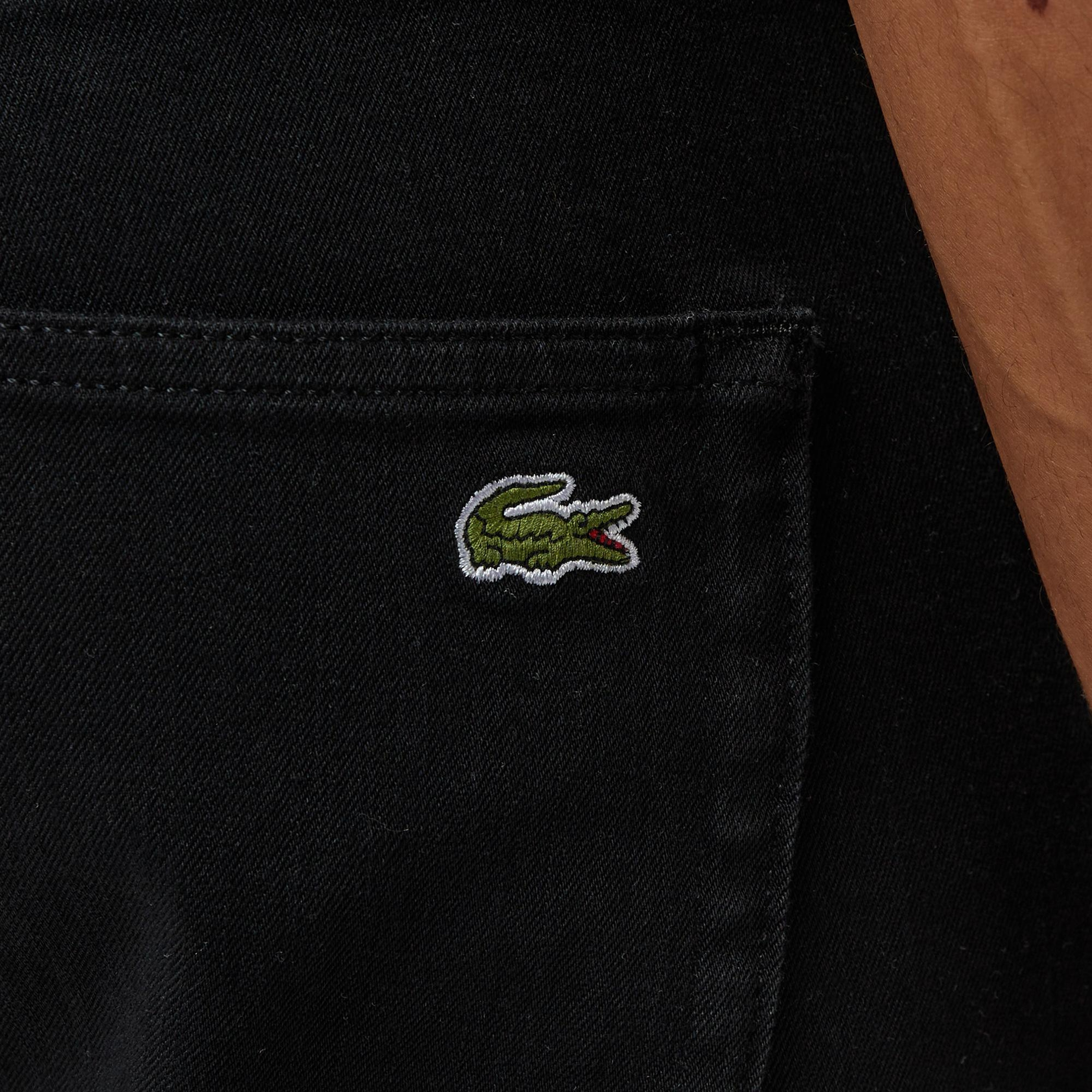 Lacoste Erkek Regular Fit Siyah Jean Pantolon