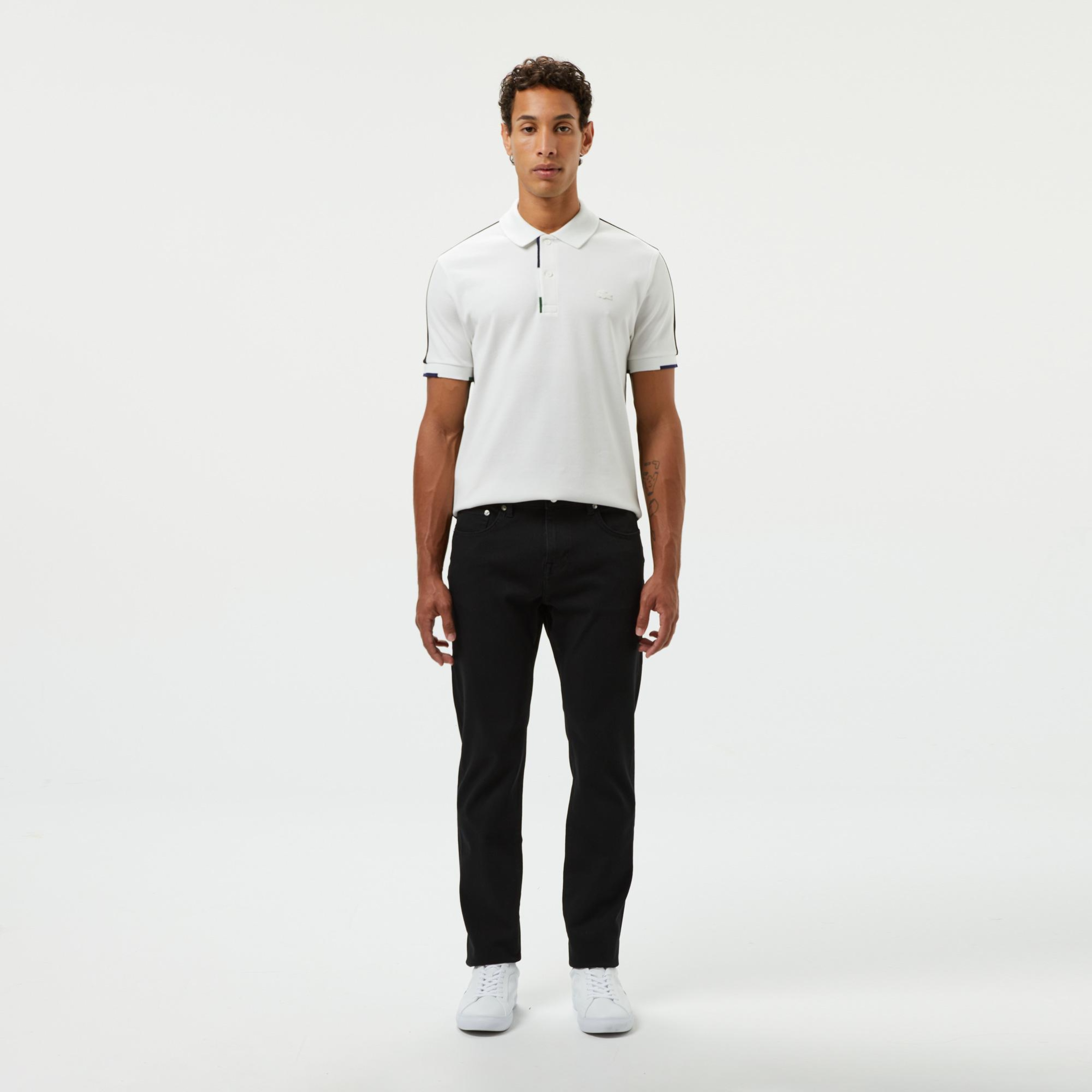 Lacoste Erkek Regular Fit Siyah Jean Pantolon