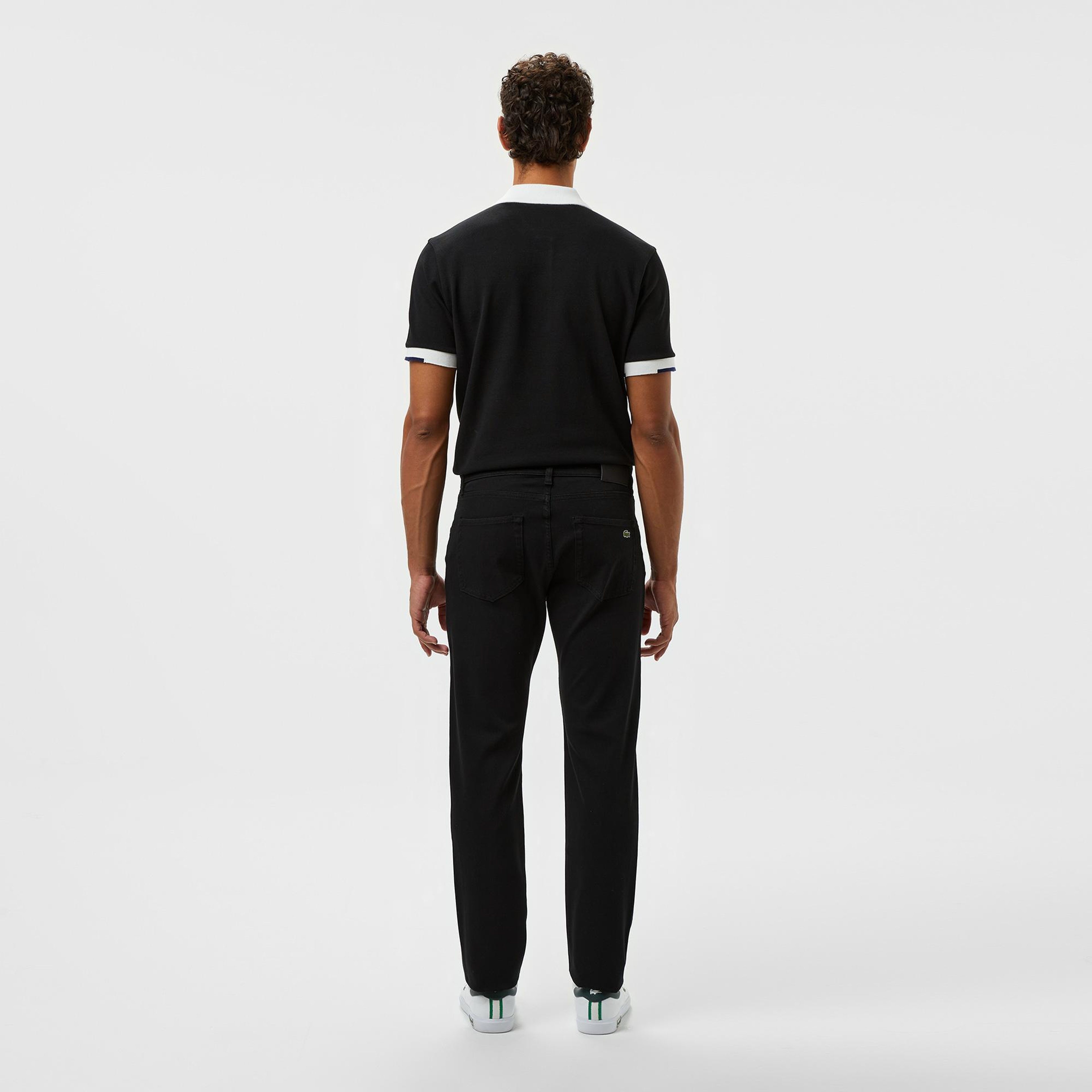 Lacoste Erkek Regular Fit Siyah Jean Pantolon