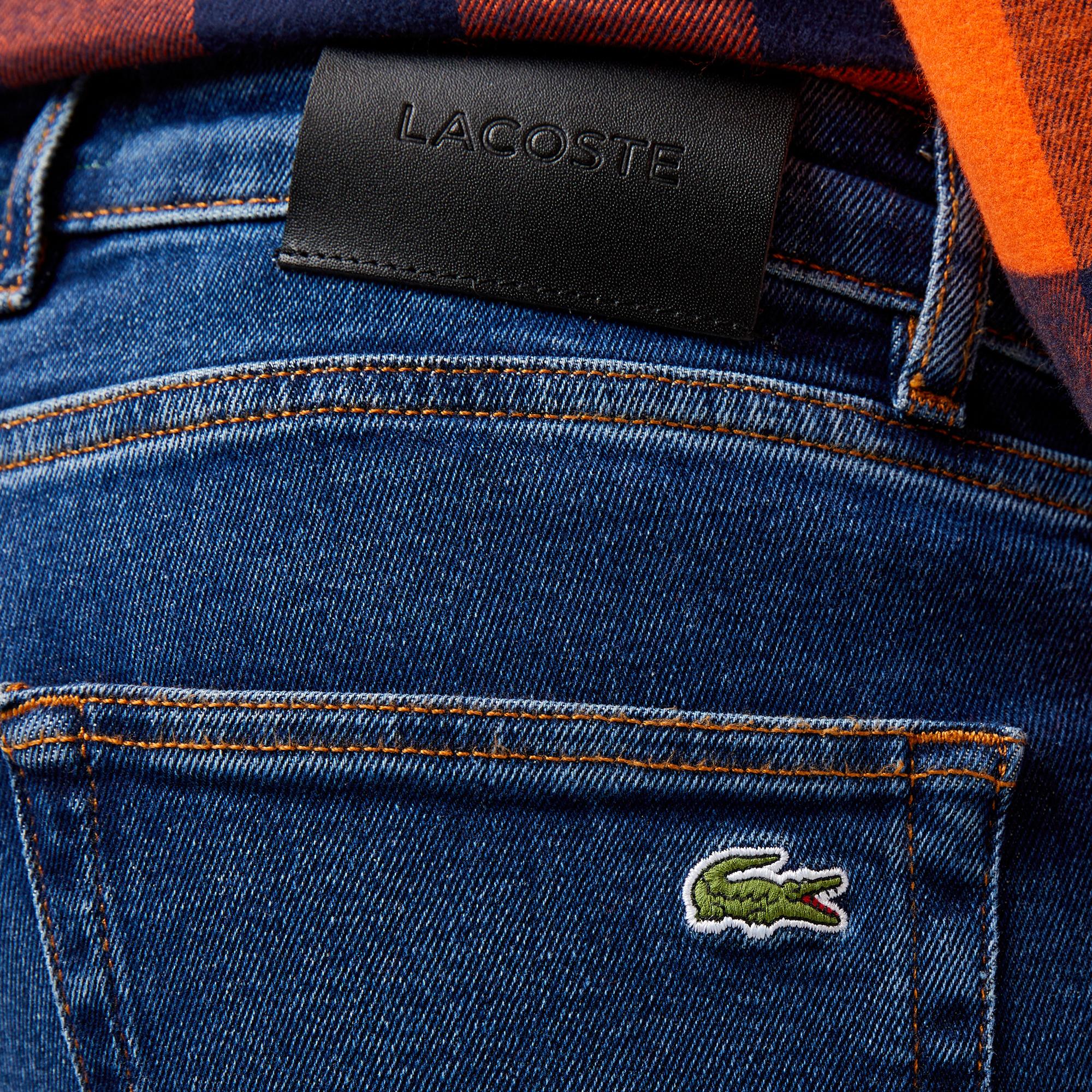 Lacoste Erkek Regular Fit Koyu Mavi Jean Pantolon