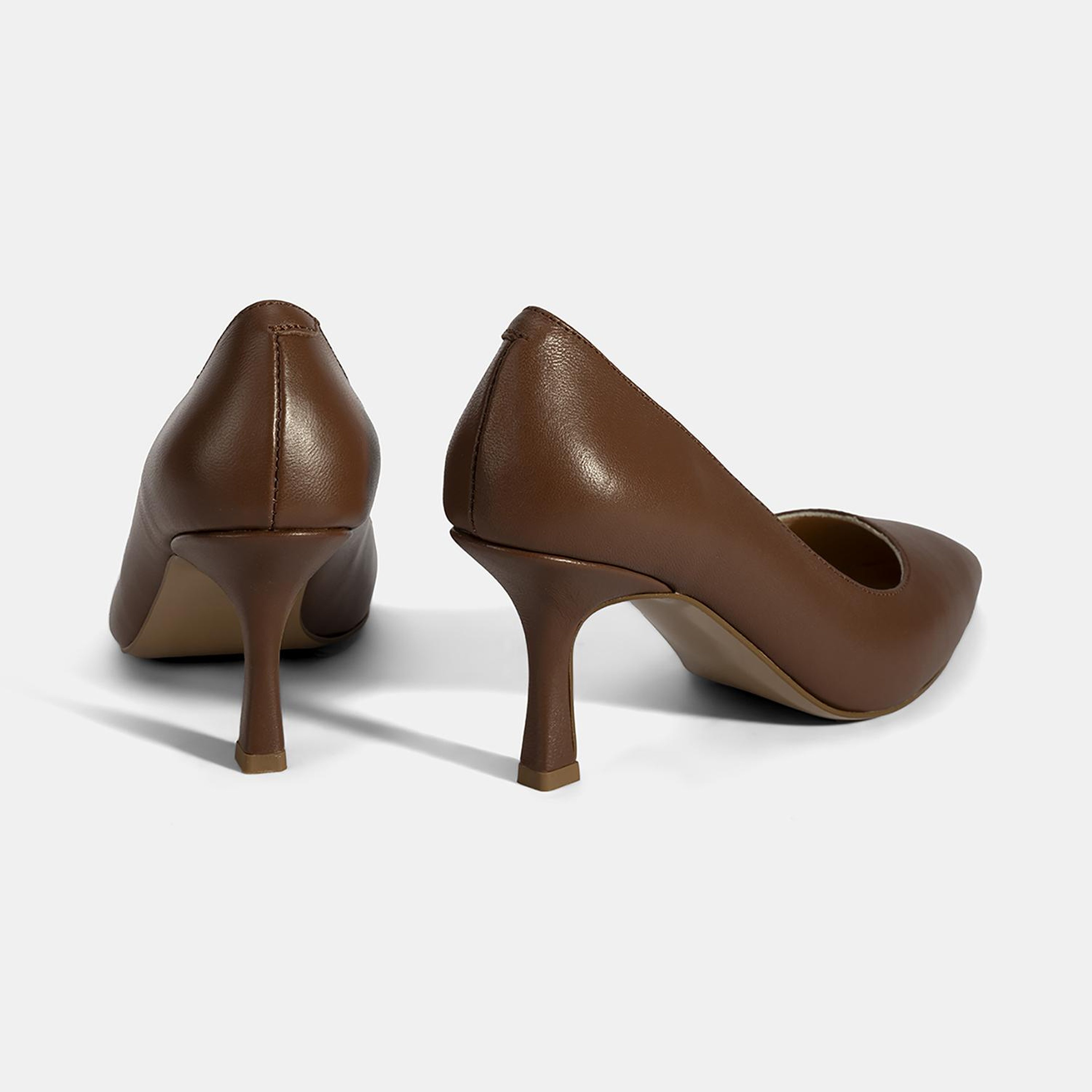 Kadın Taba Deri Stiletto