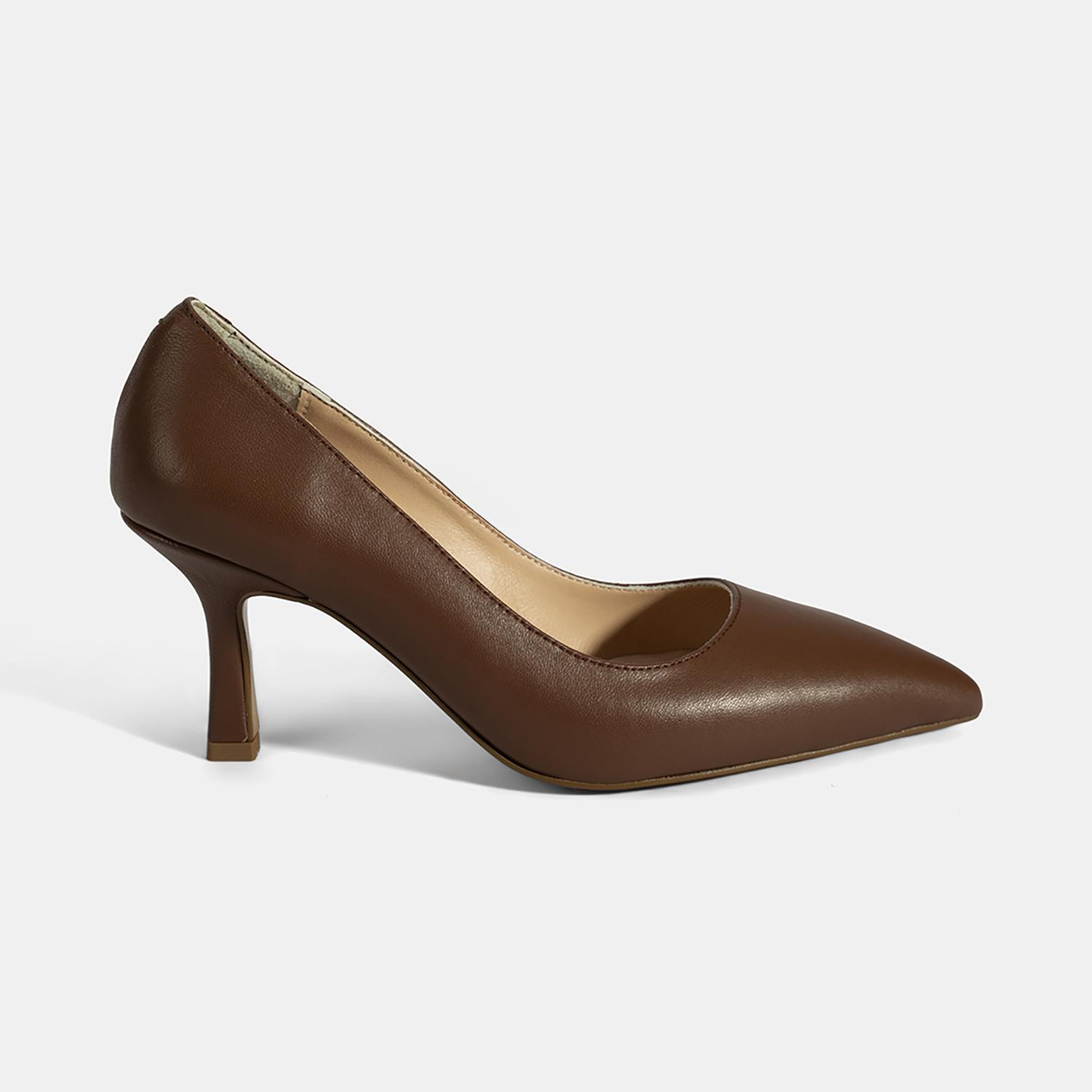 Kadın Taba Deri Stiletto