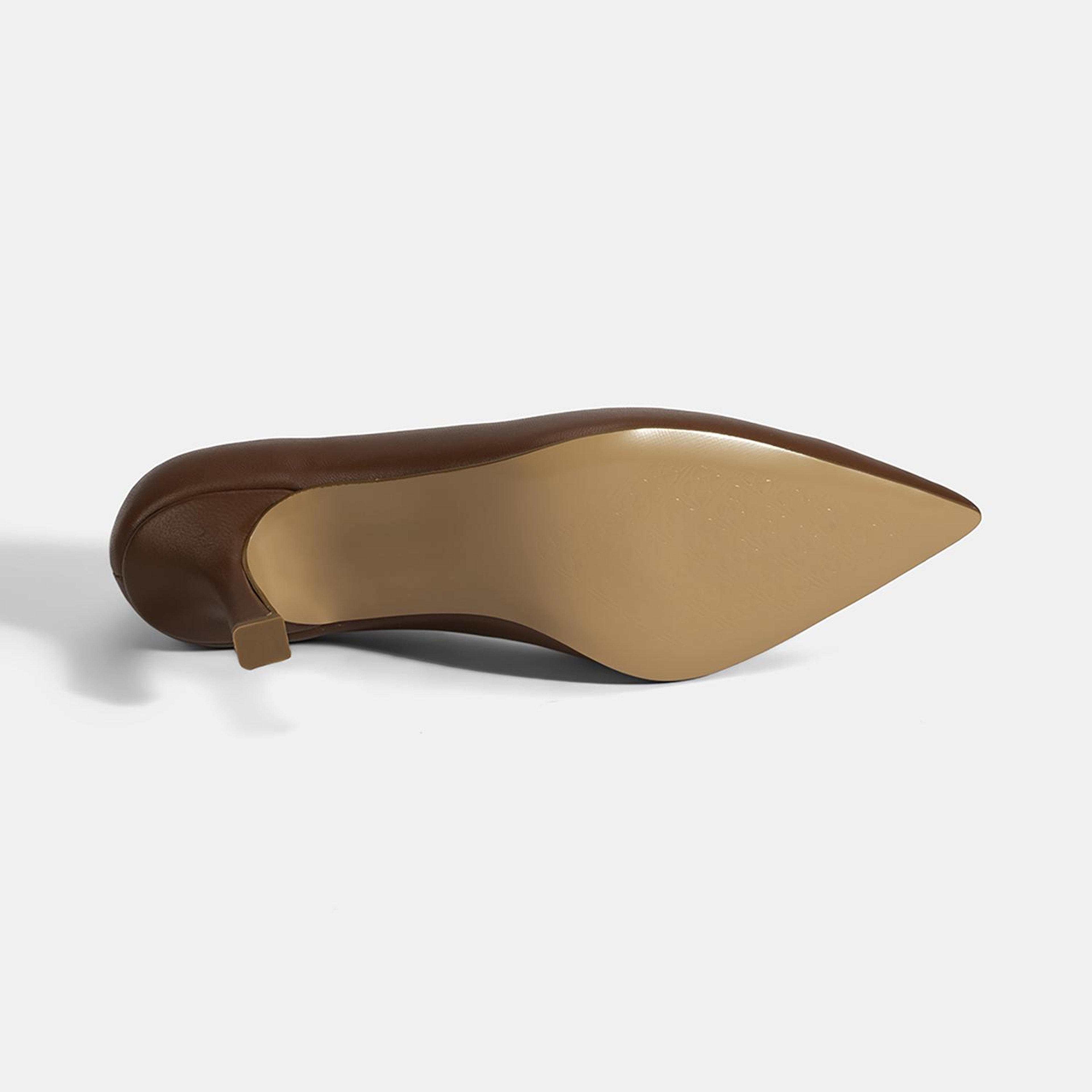 Kadın Taba Deri Stiletto