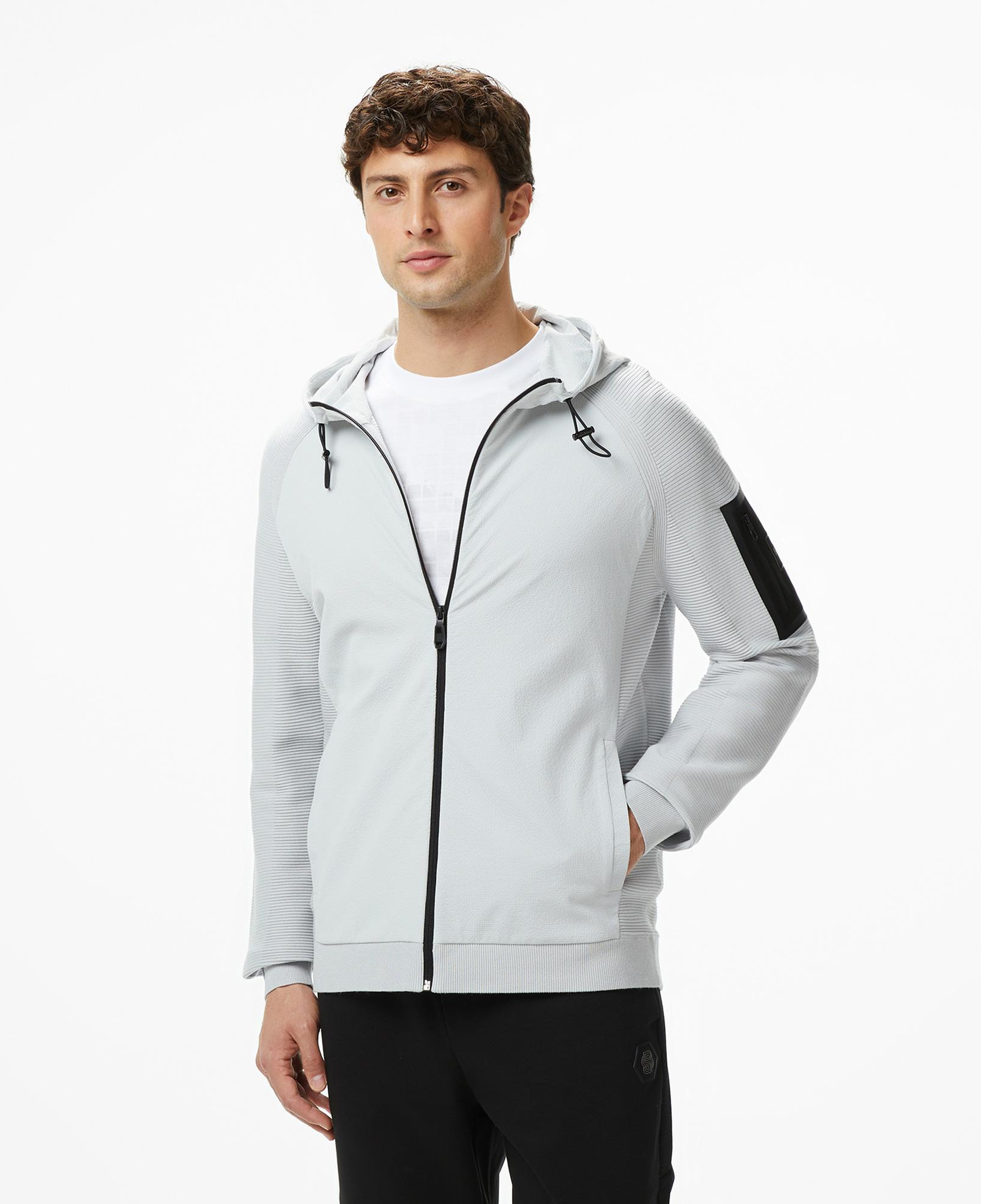 Boss Urban Commuter Erkek Gri Triko