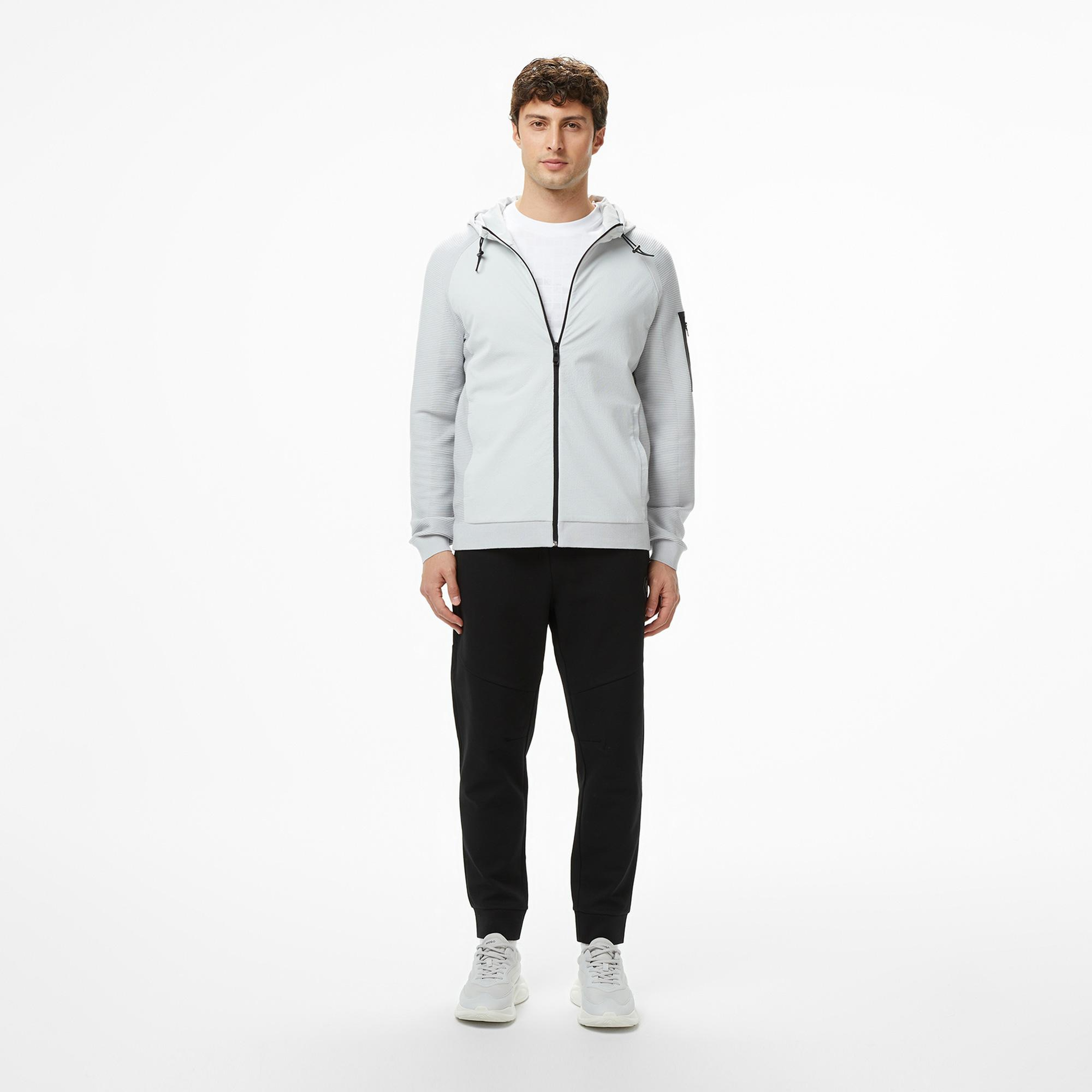 Boss Urban Commuter Erkek Gri Triko