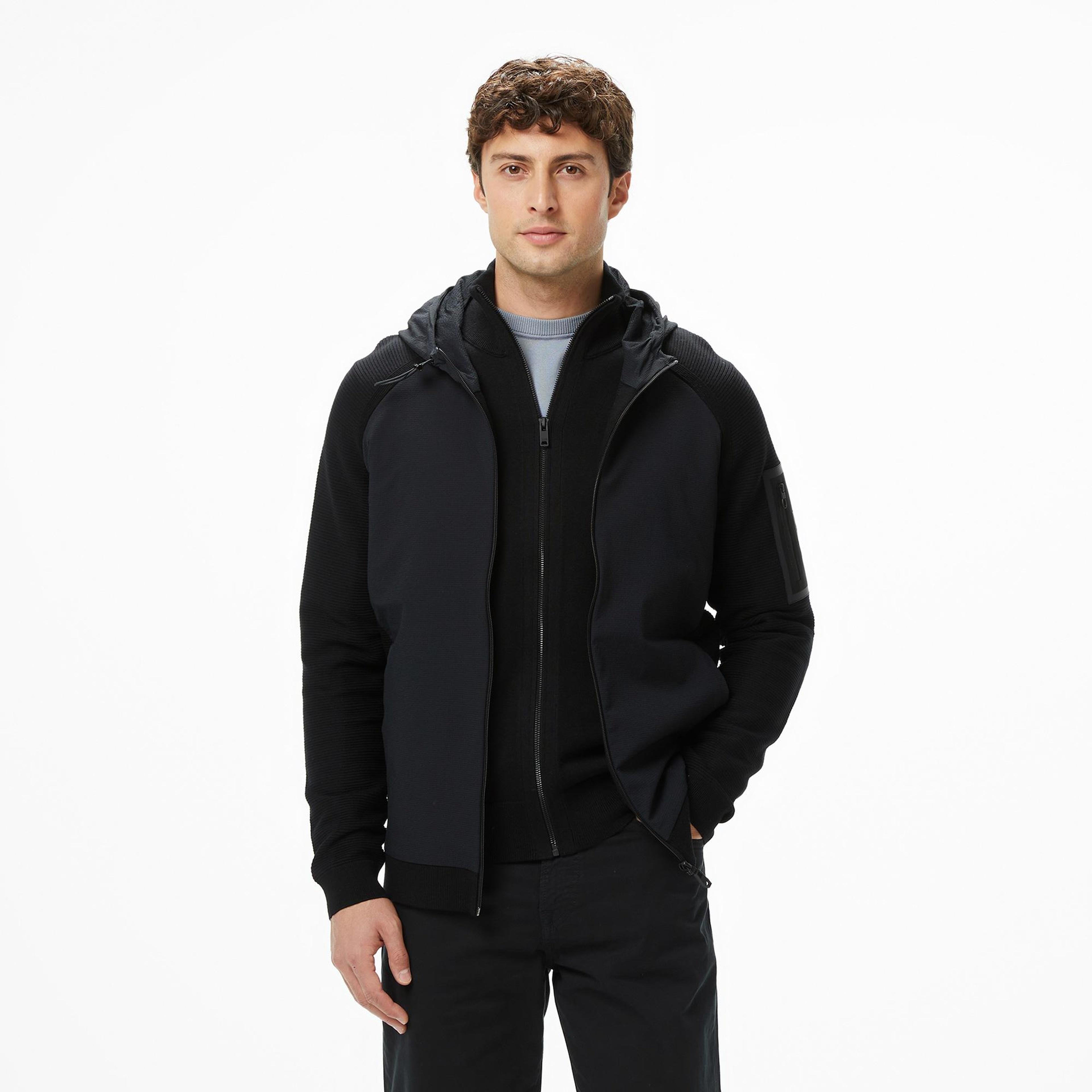 Boss Urban Commuter Erkek Siyah Triko