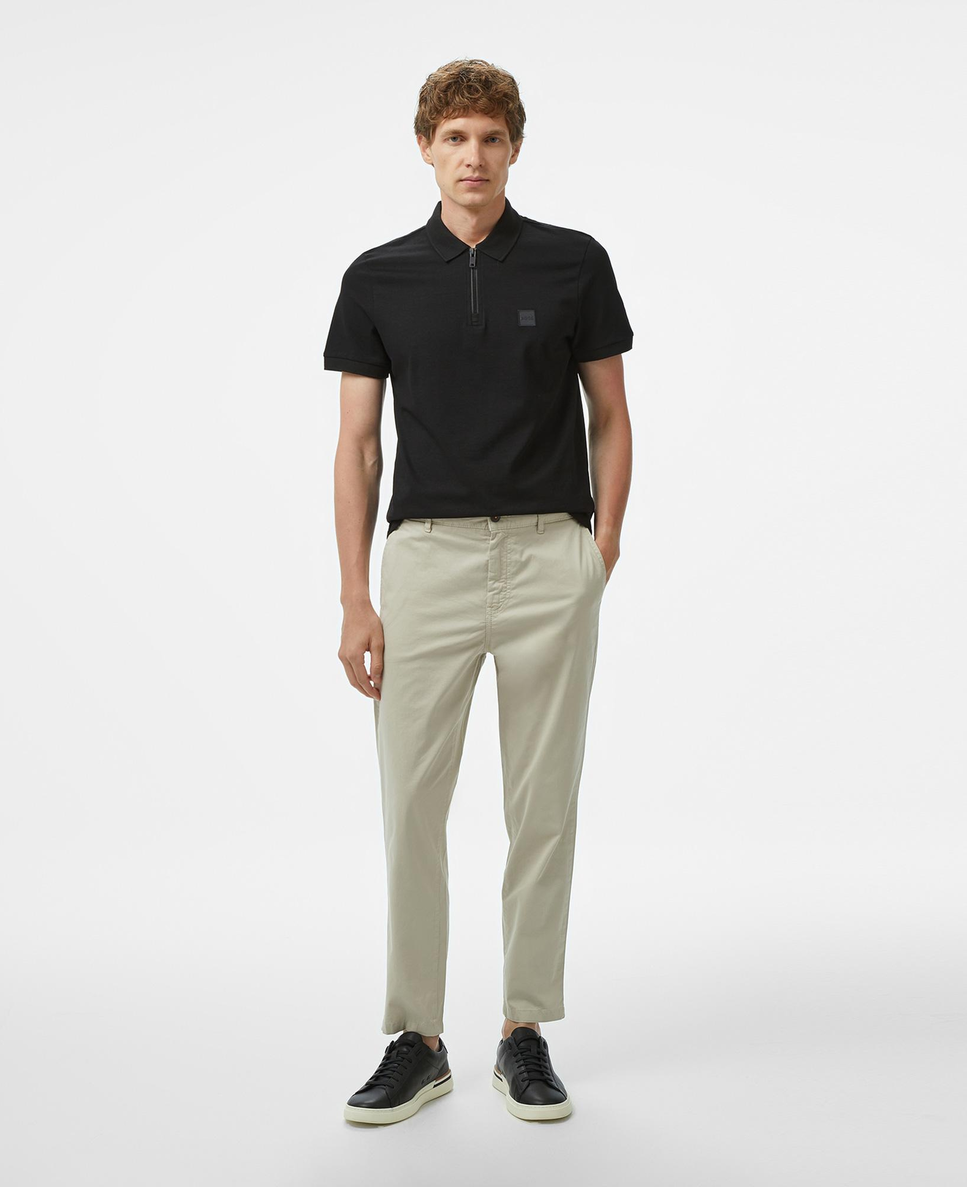 Boss Passerzip Erkek Siyah Polo