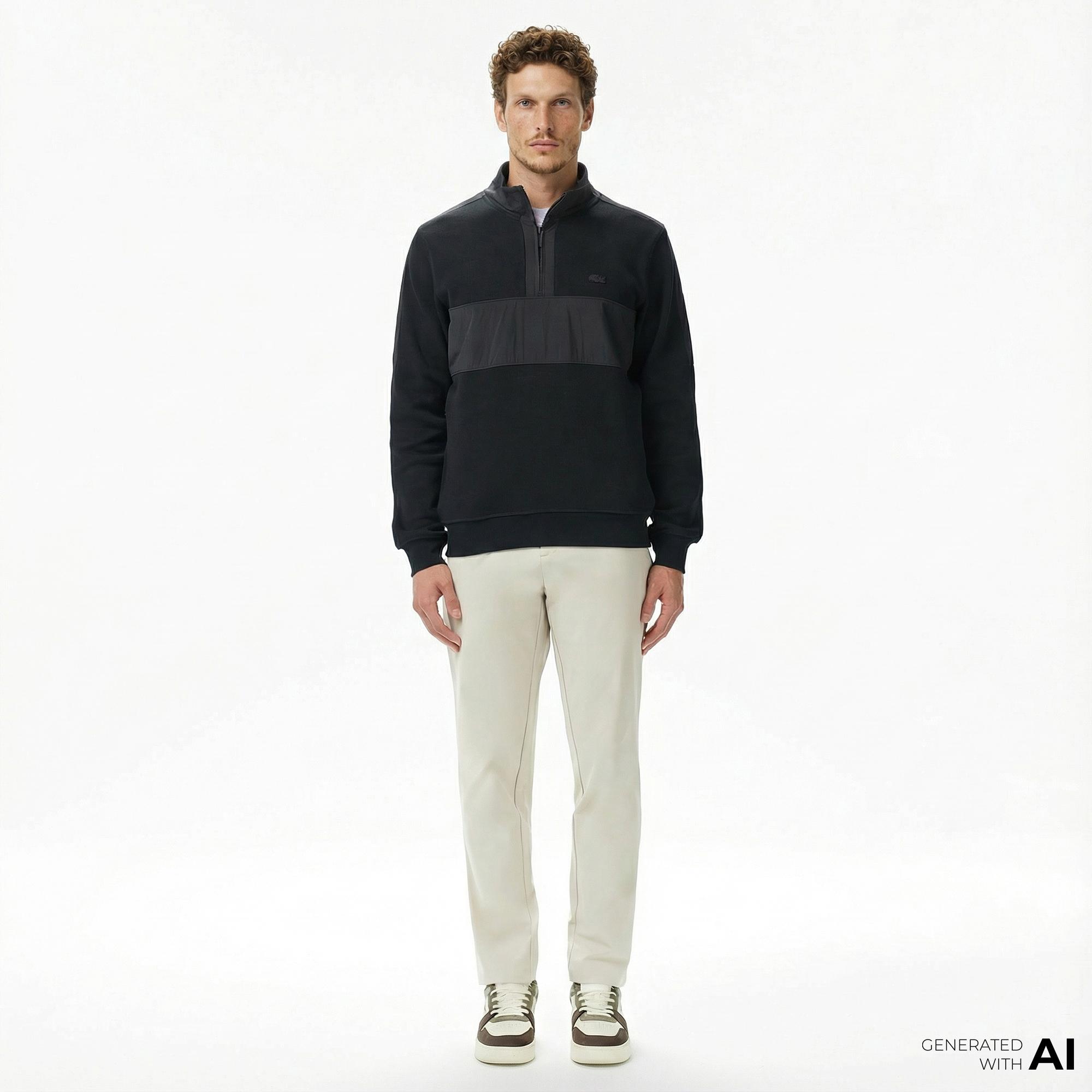 Lacoste Erkek Slim Fit Açık Kahverengi Pantolon