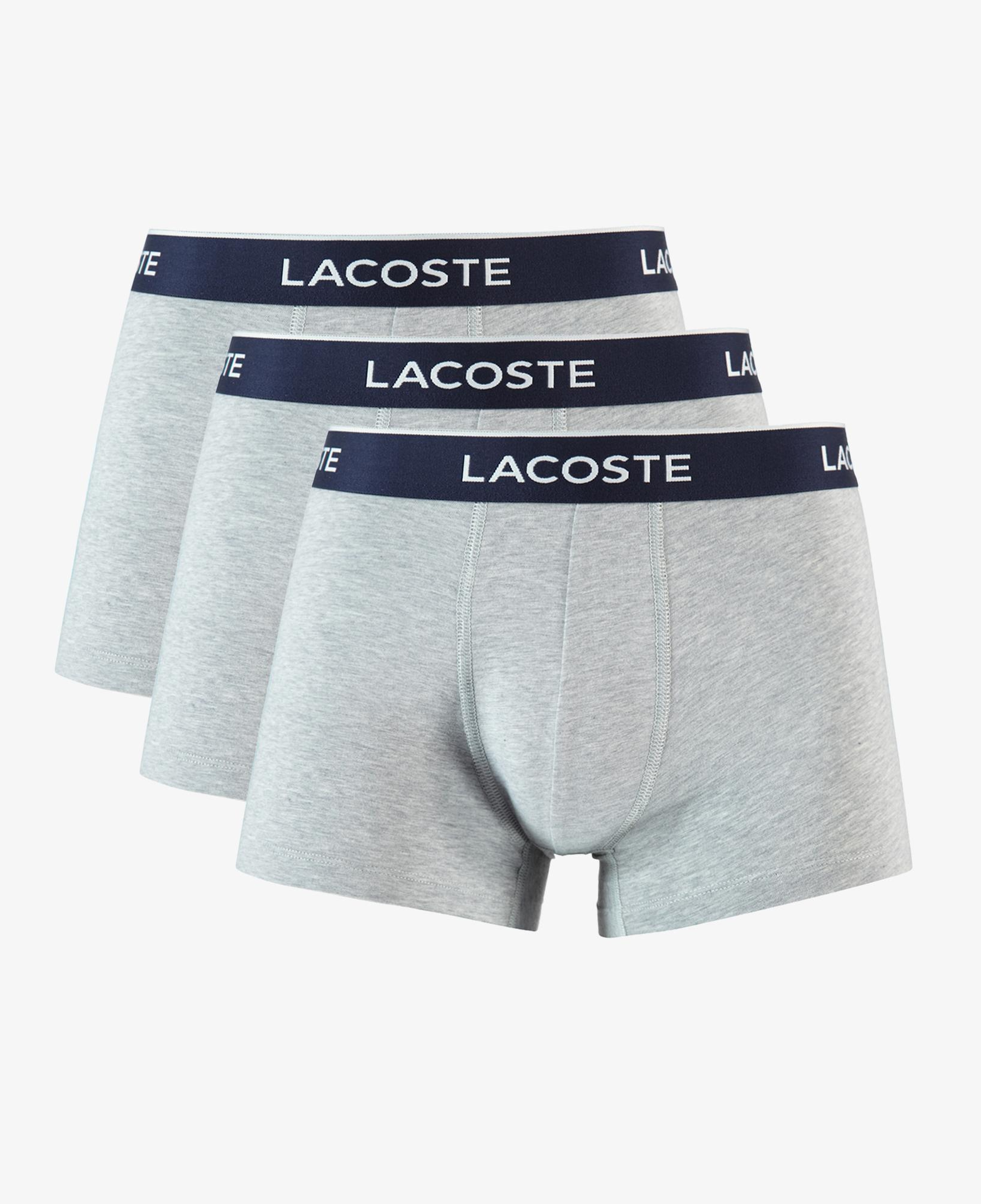 Lacoste Erkek 3'lü Gri Boxer