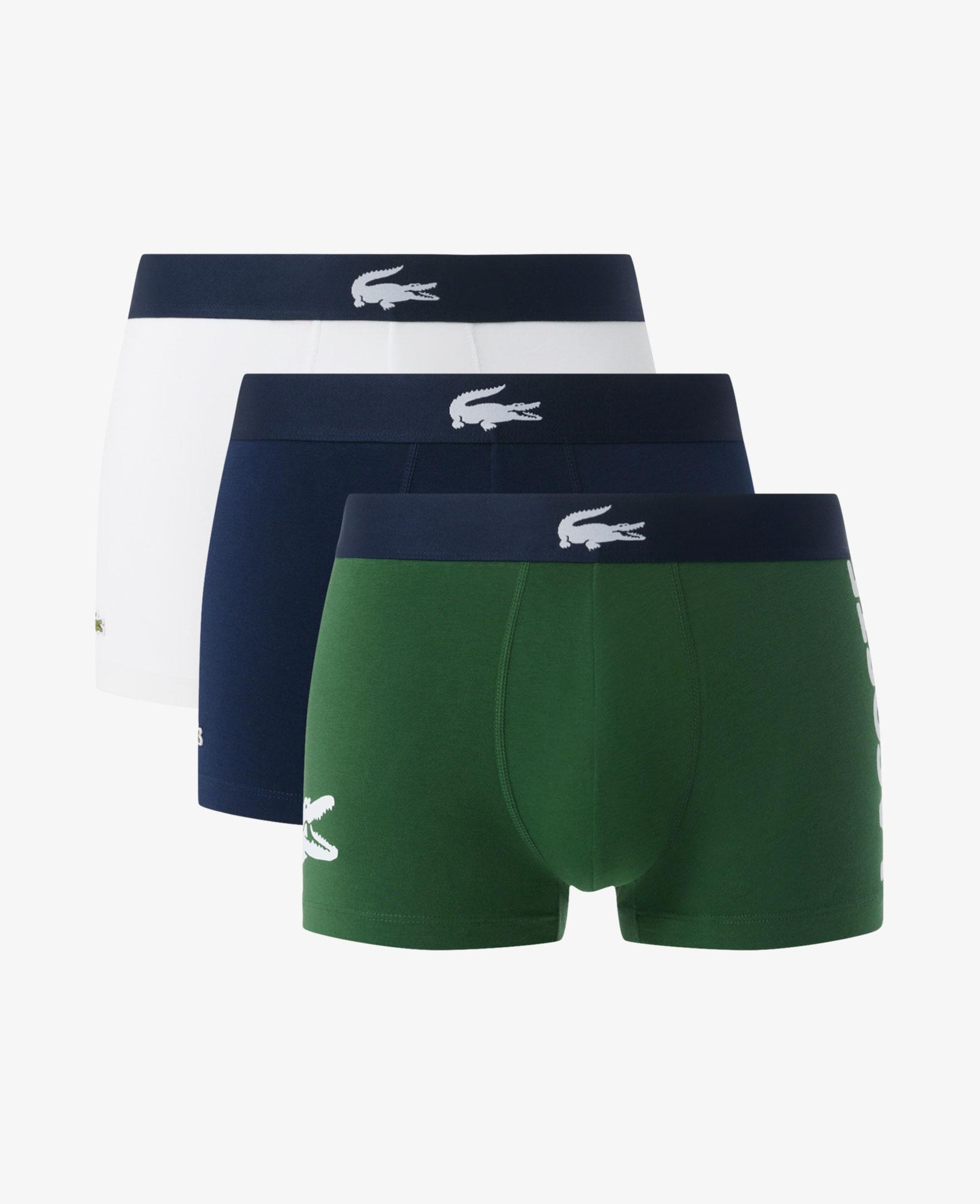 Lacoste Erkek Baskılı 3'lü Renkli Boxer