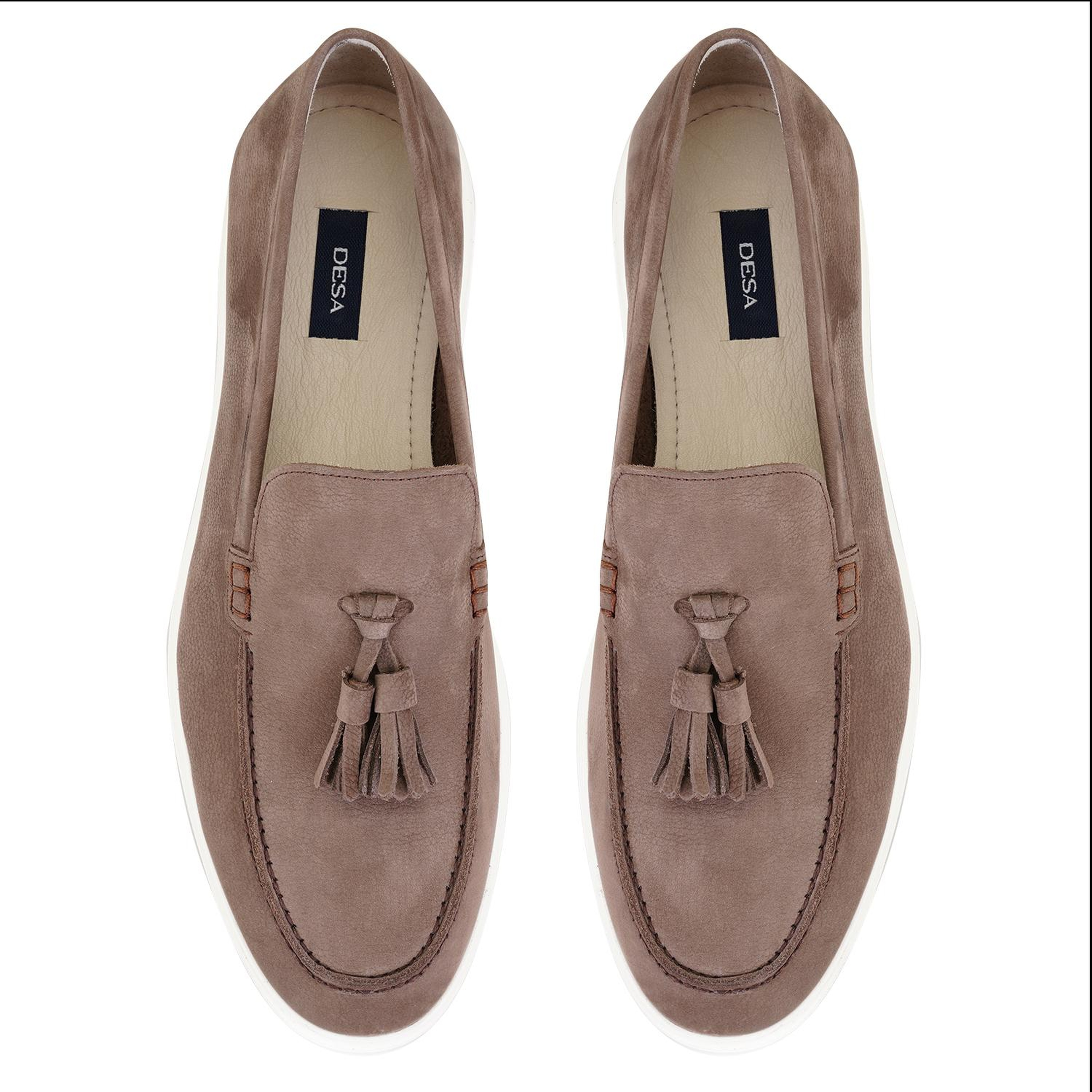 Miles Kahve Erkek Nubuk Deri Loafer