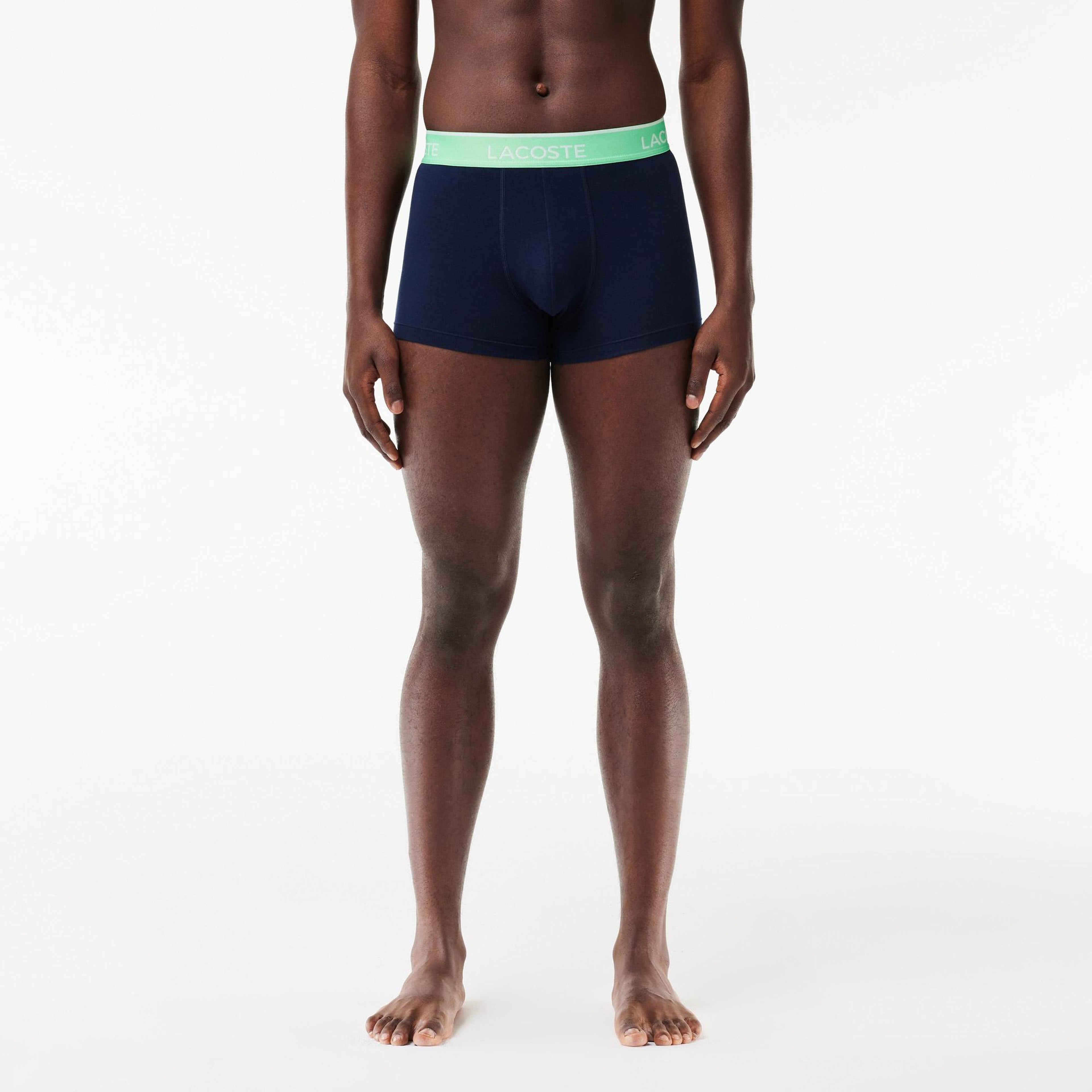 Lacoste Erkek 3'lü Lacivert Boxer