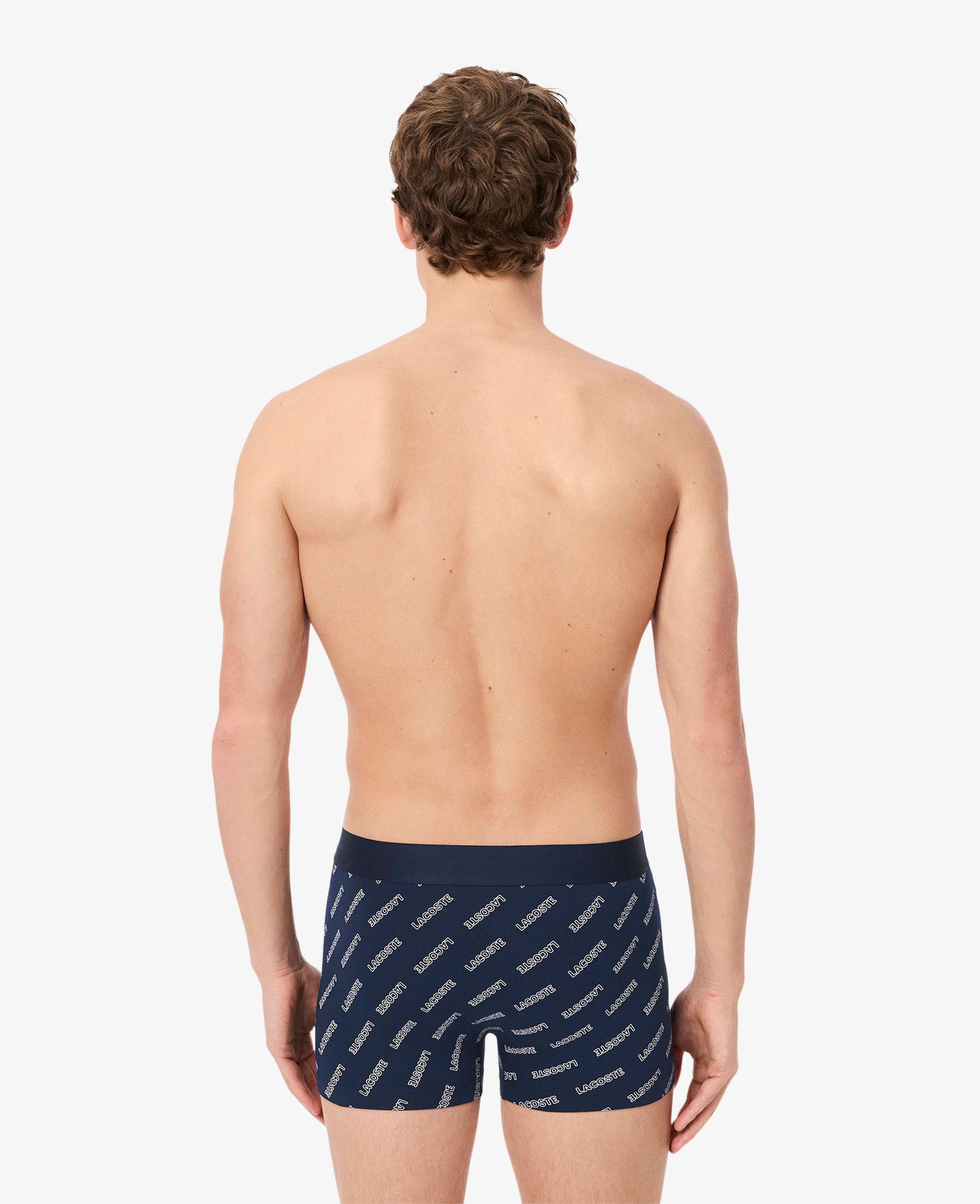 Lacoste Erkek Desenli 3'lü Renkli Boxer