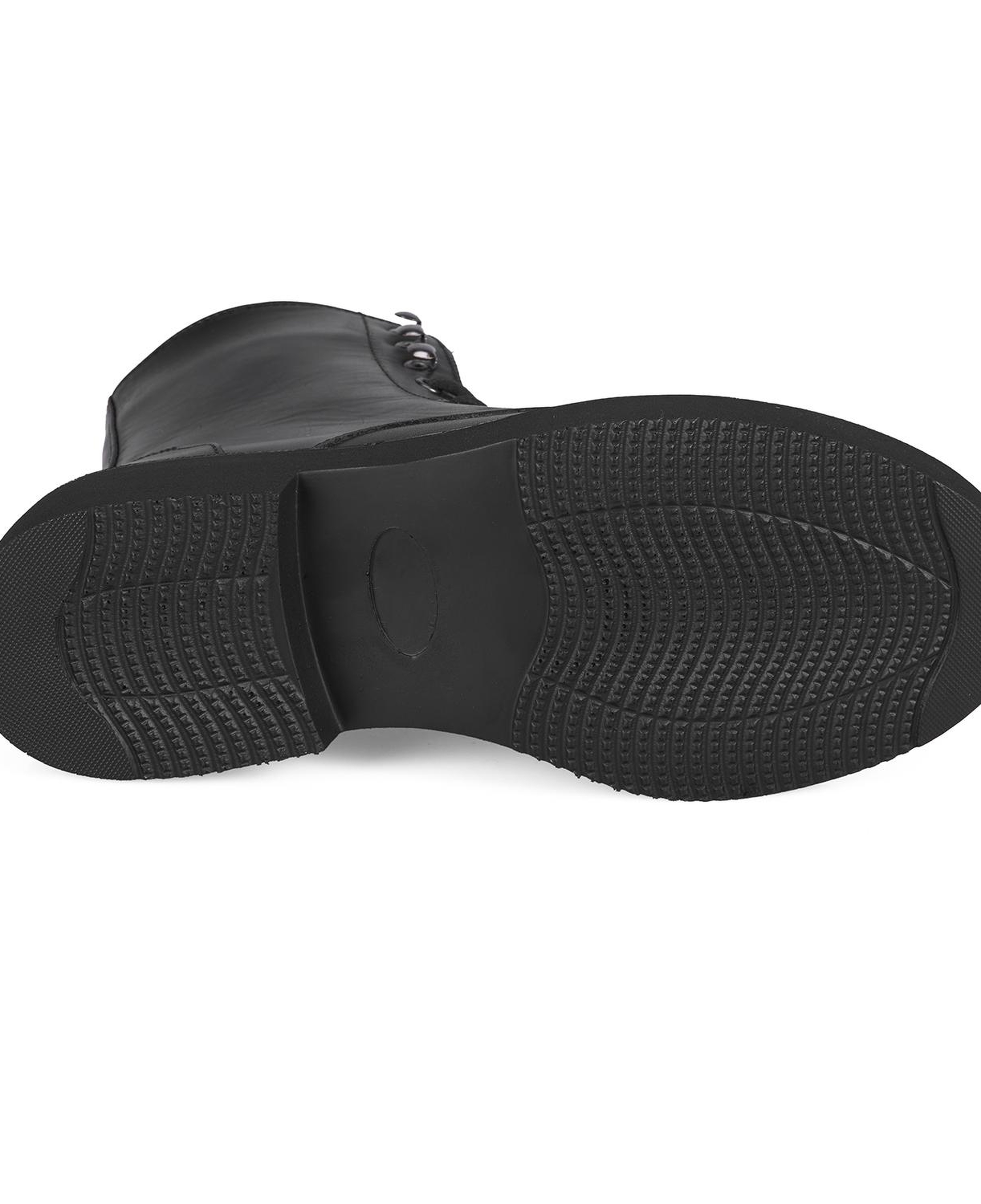 Kenia Siyah Kadın Fermuarlı Deri Bot