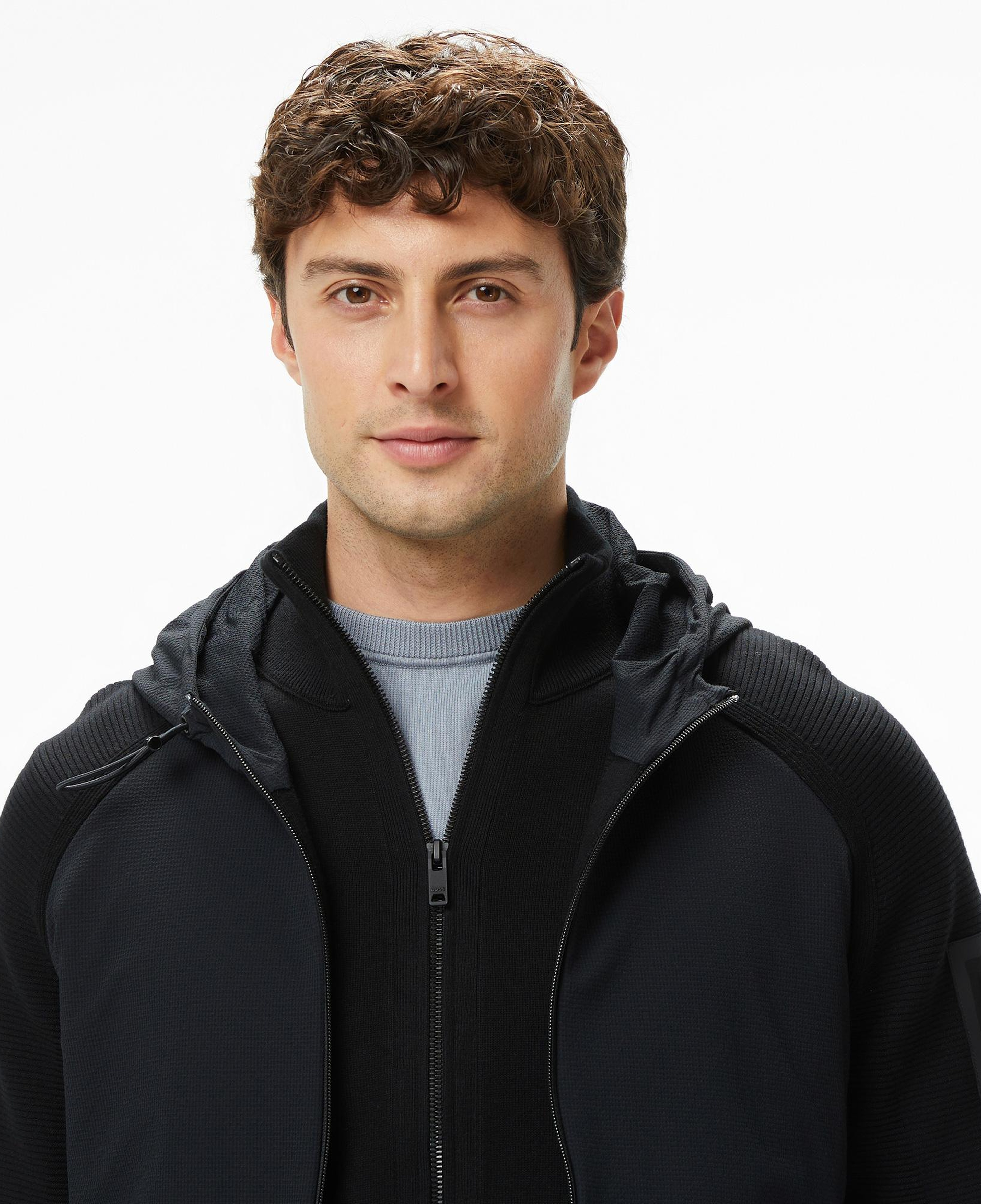 Boss Urban Commuter Erkek Siyah Triko