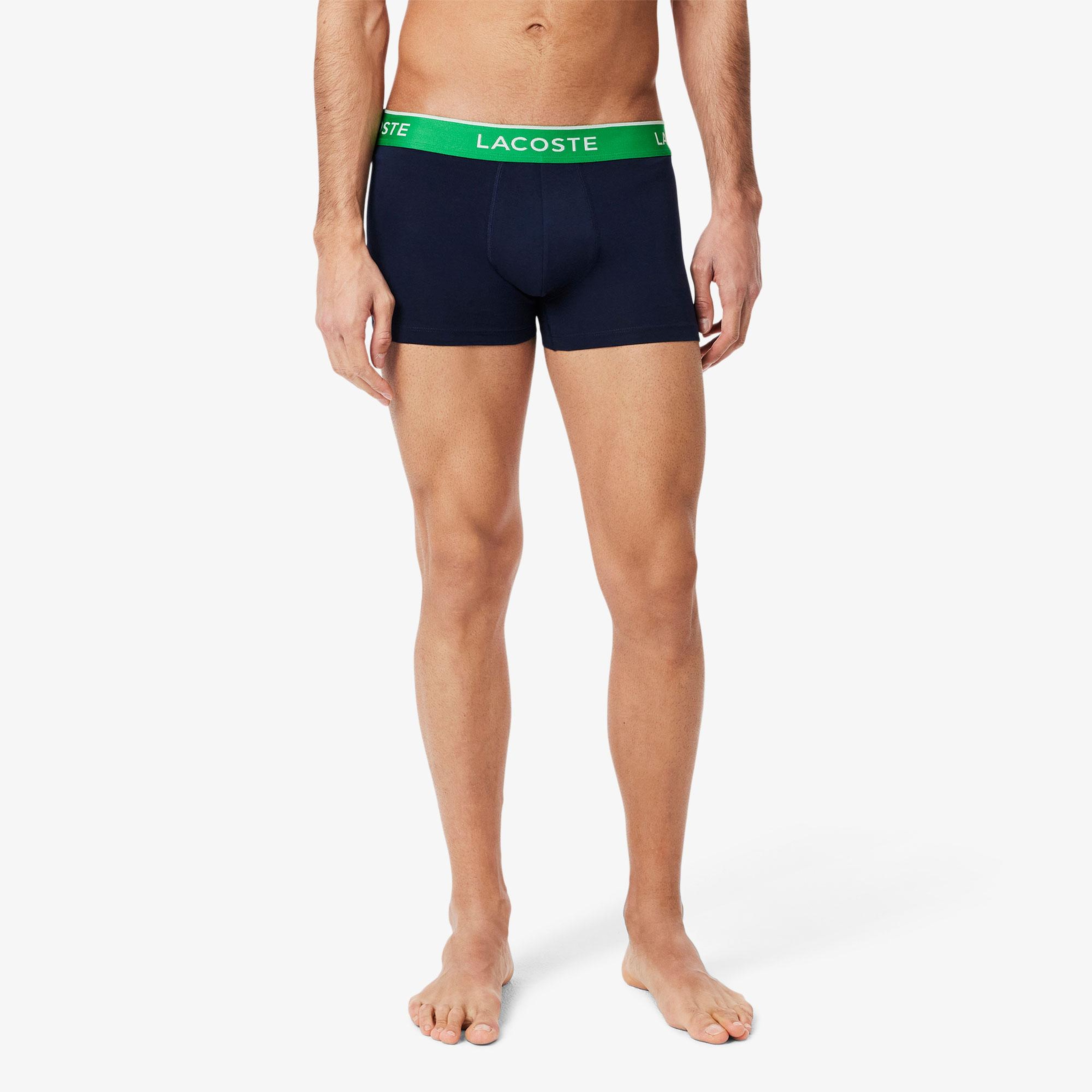Lacoste Erkek 3'lü Lacivert Boxer