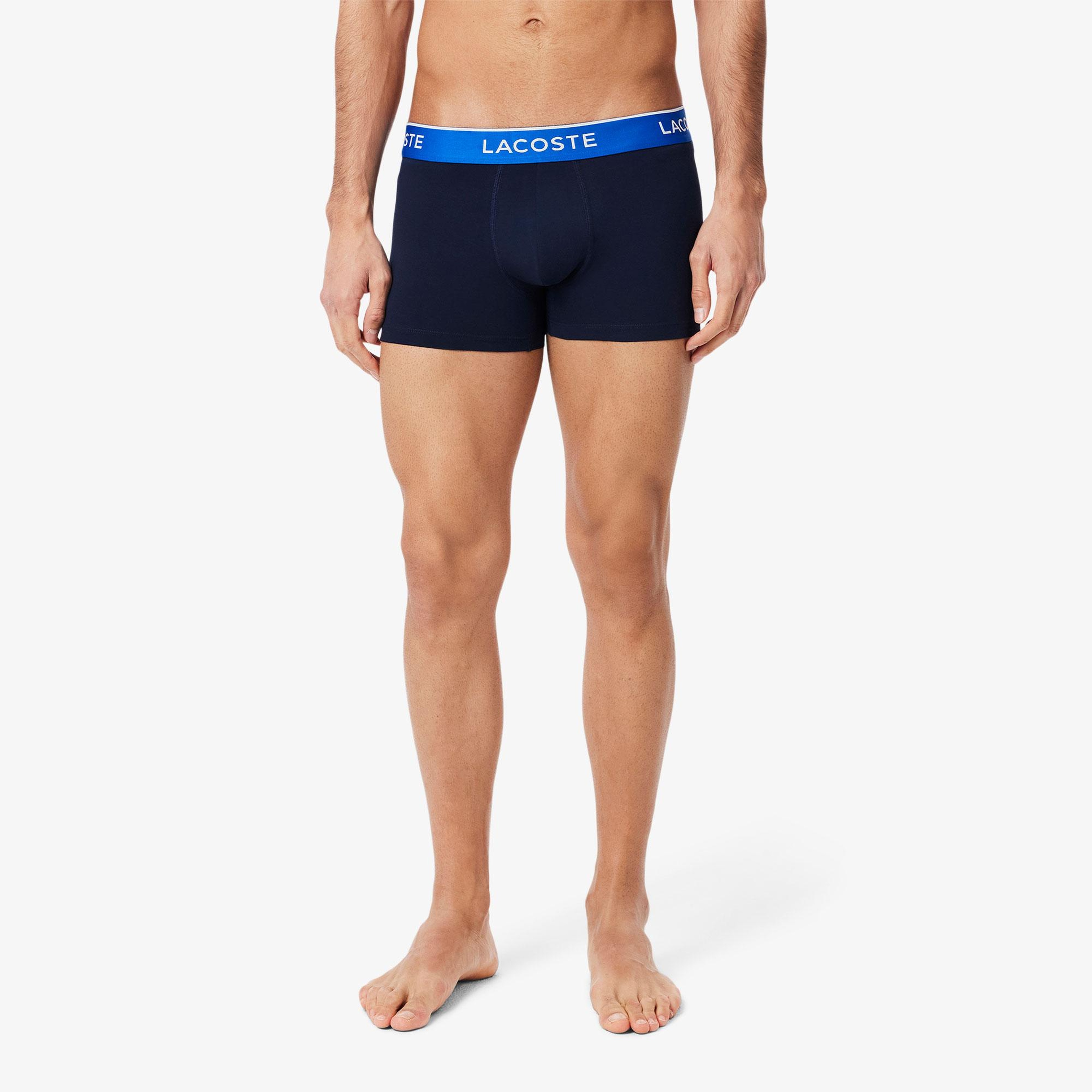 Lacoste Erkek 3'lü Lacivert Boxer