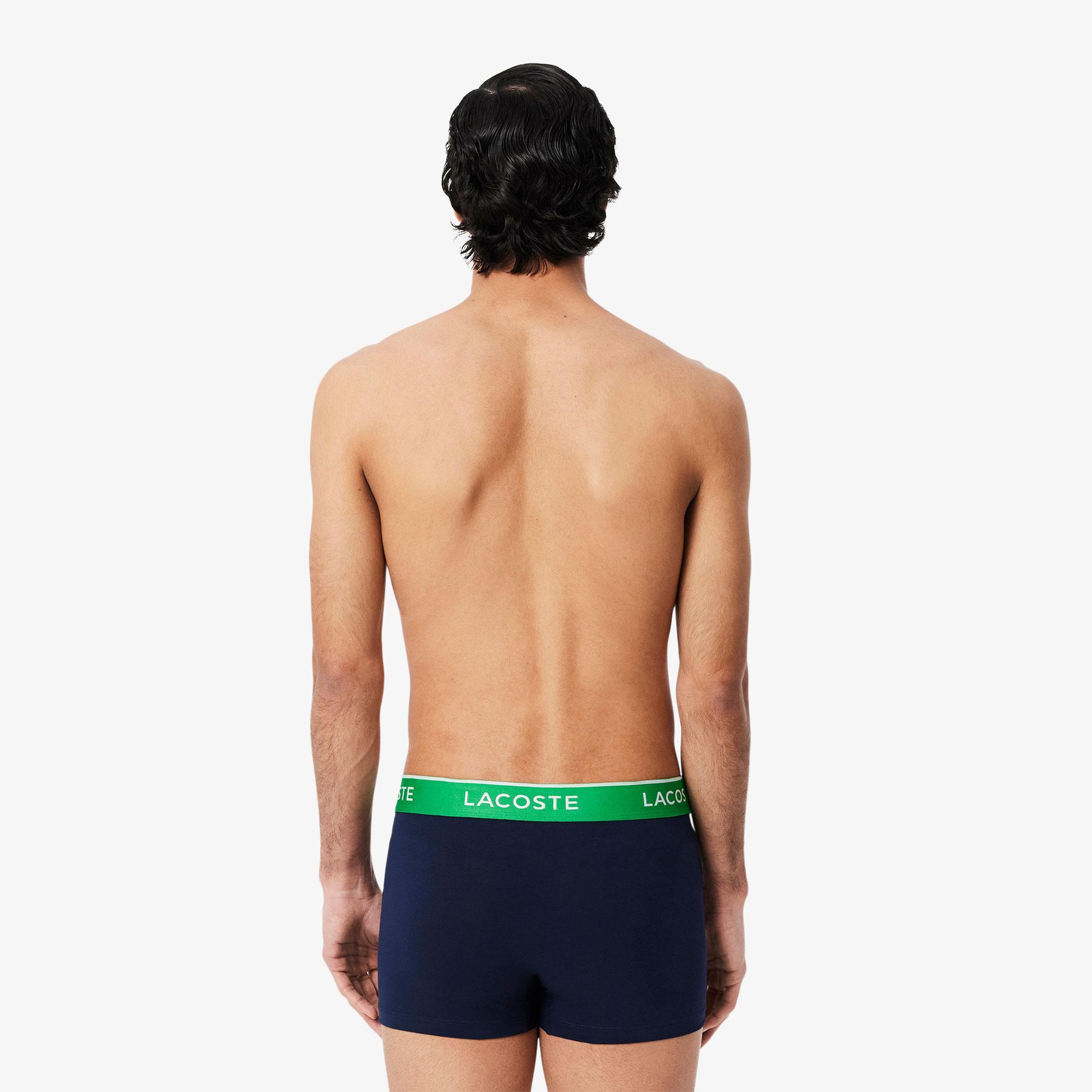 Lacoste Erkek 3'lü Lacivert Boxer