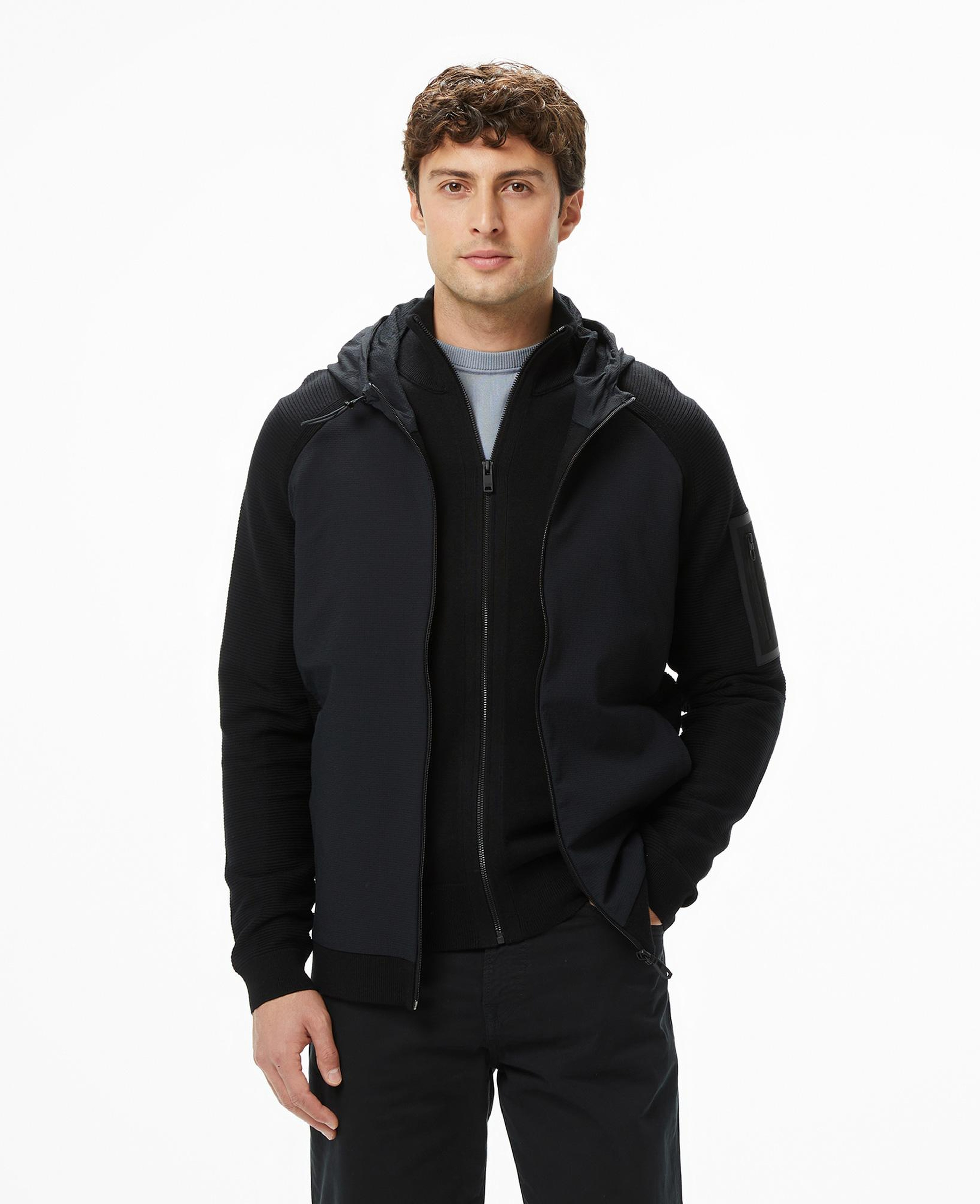 Boss Urban Commuter Erkek Siyah Triko