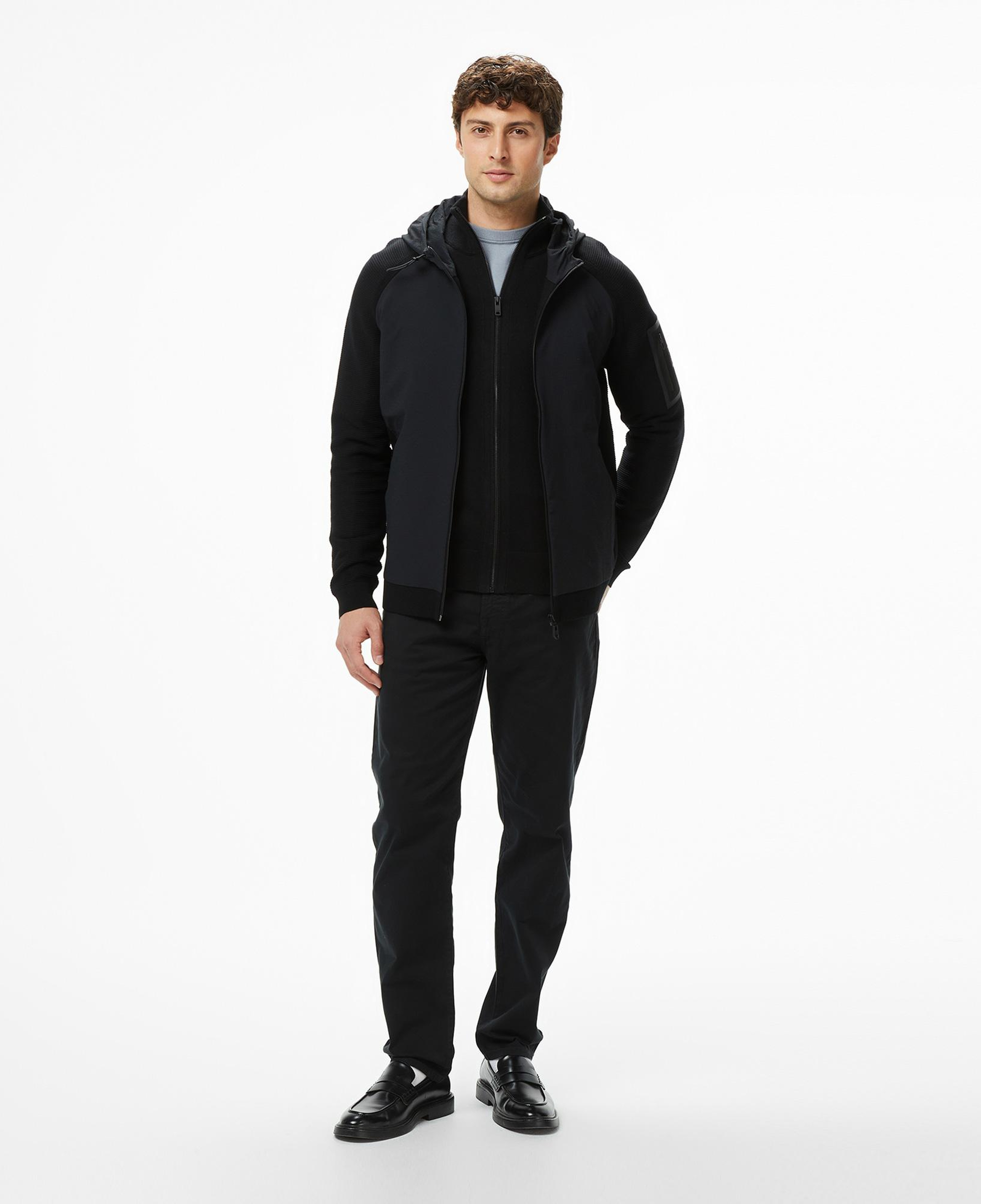 Boss Urban Commuter Erkek Siyah Triko