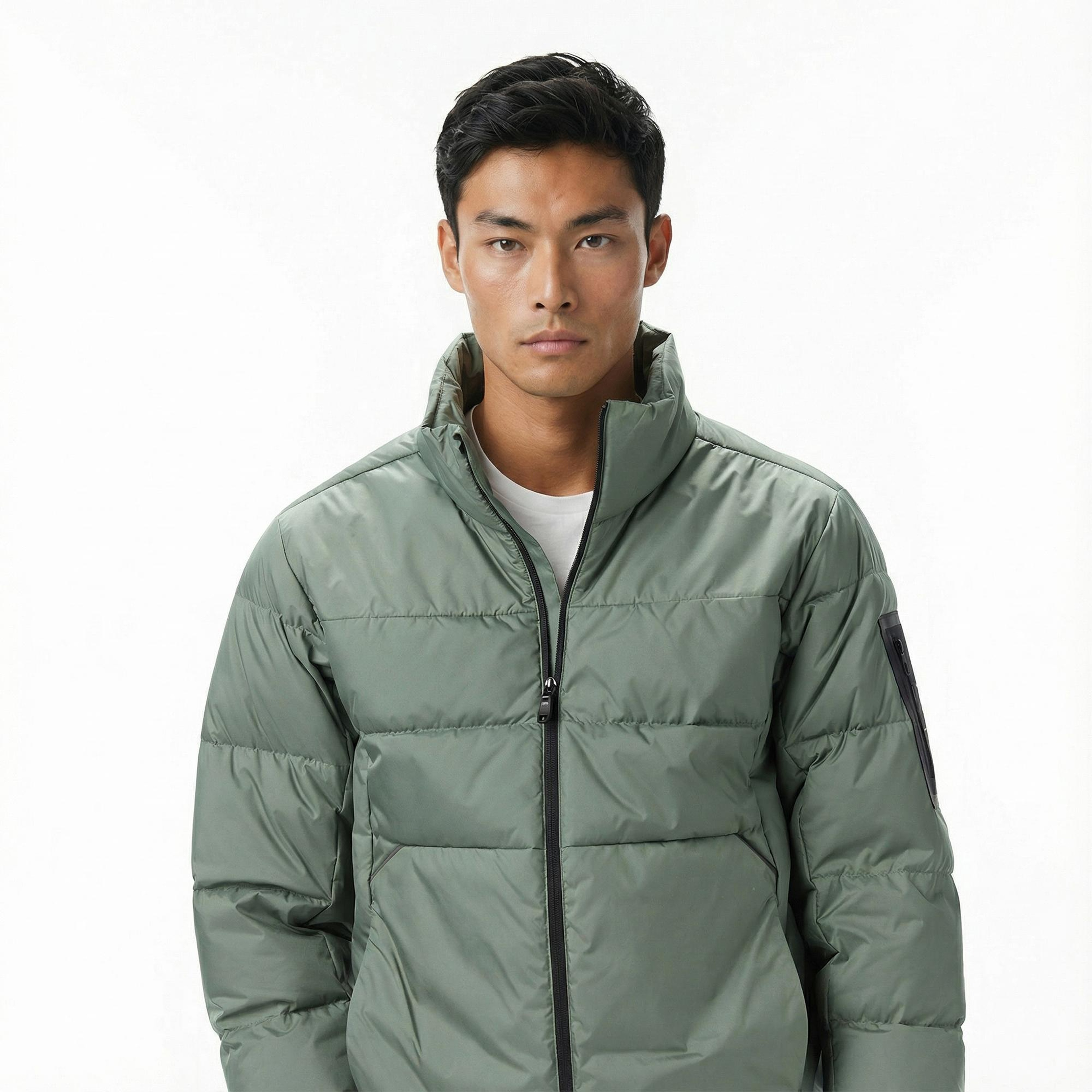 Boss Urbanex Puffer Erkek Yeşil Mont