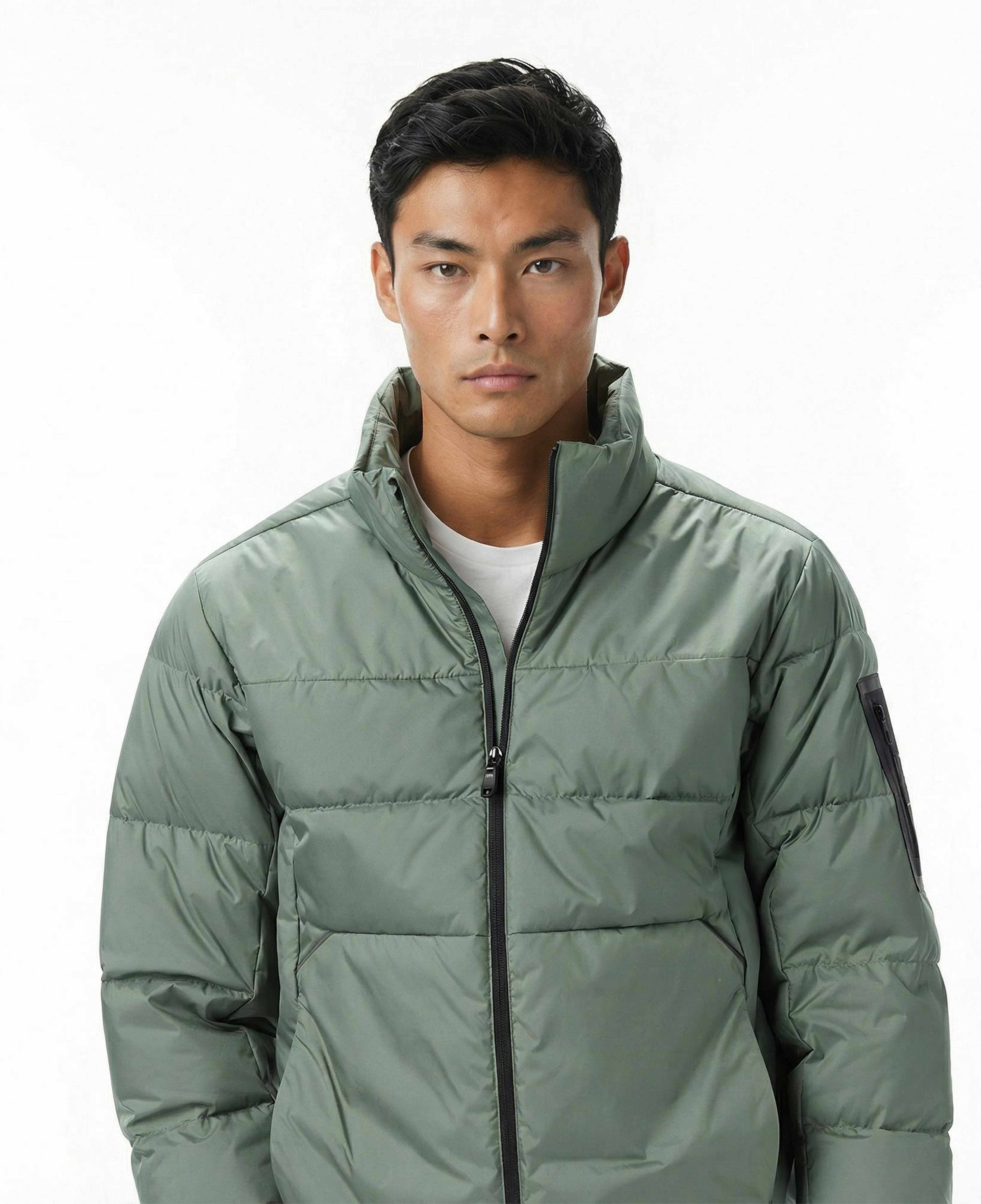 Boss Urbanex Puffer Erkek Yeşil Mont