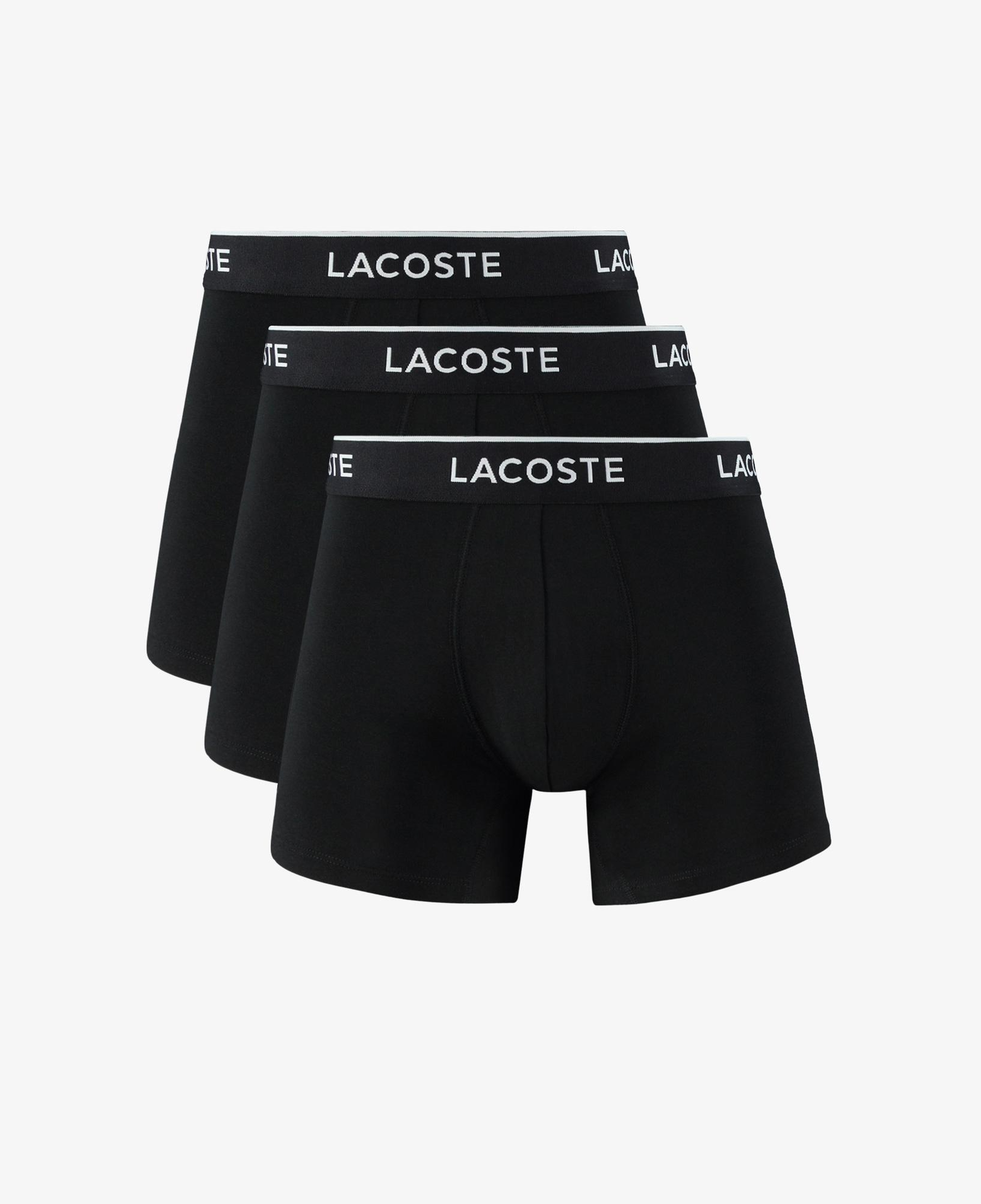 Lacoste Erkek 3'lü Siyah Boxer